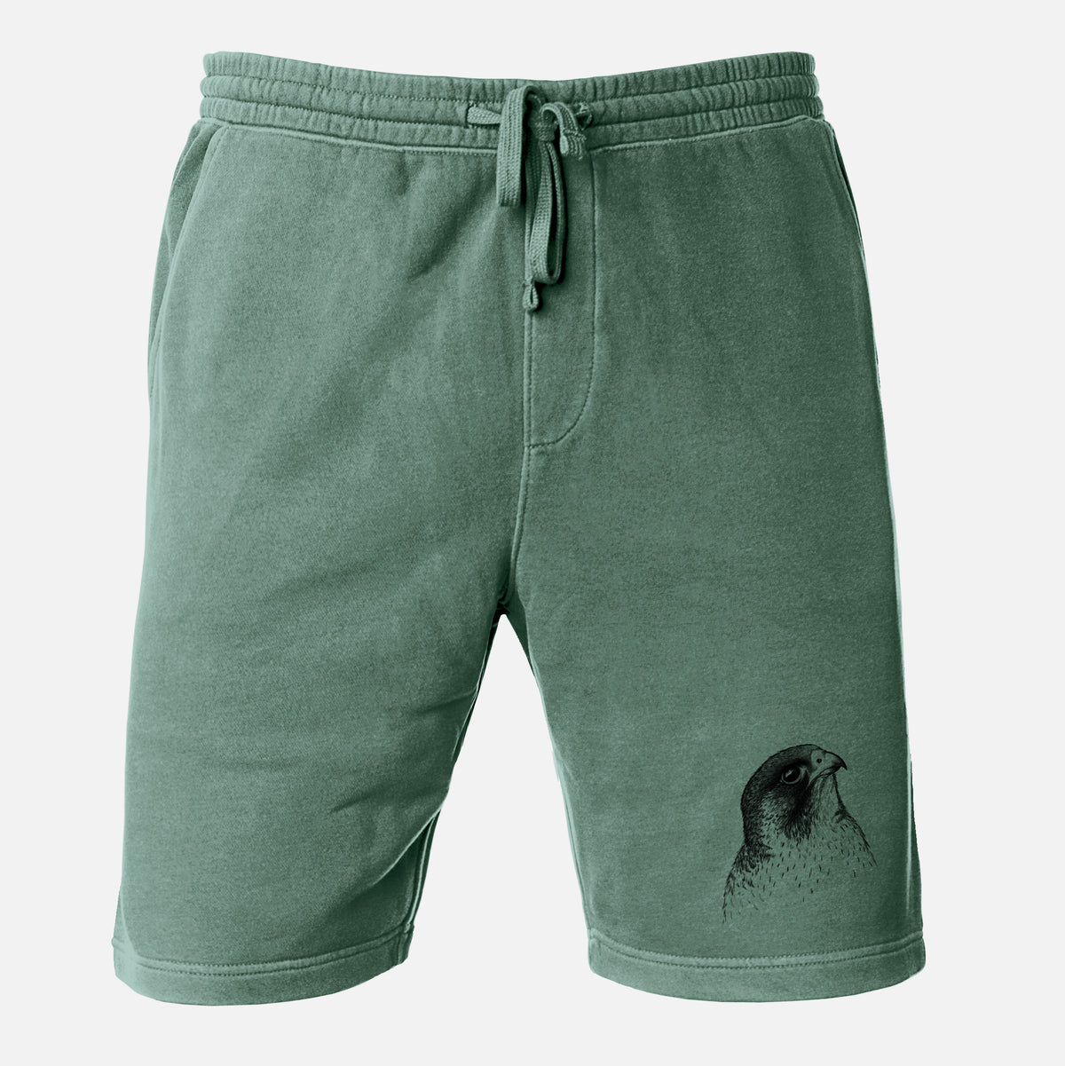 Peregrine Falcon - Falco peregrinus - Unisex Pigment Dyed Shorts
