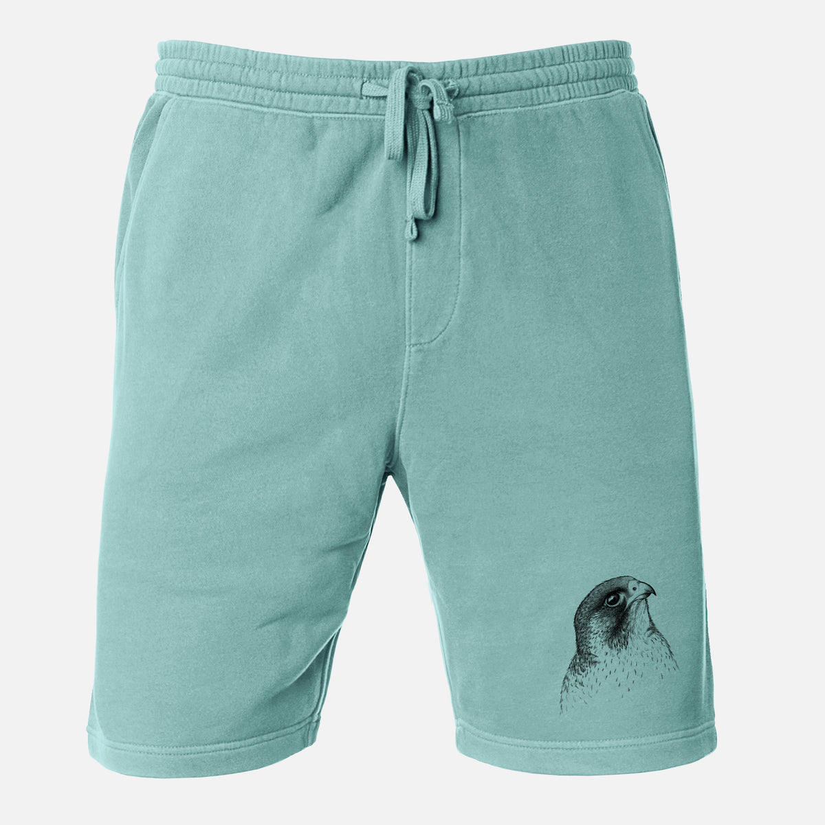 Peregrine Falcon - Falco peregrinus - Unisex Pigment Dyed Shorts