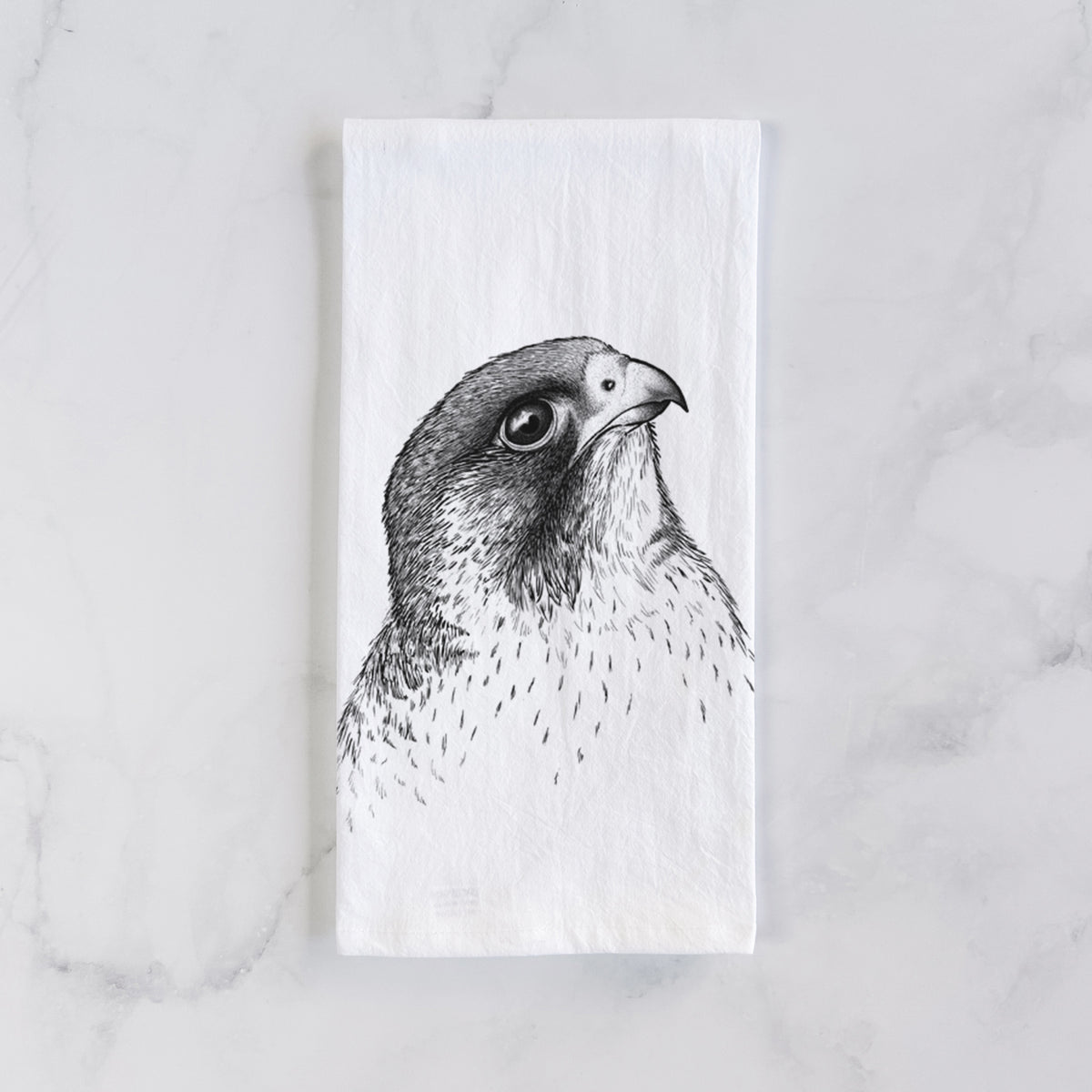 Peregrine Falcon - Falco peregrinus Tea Towel