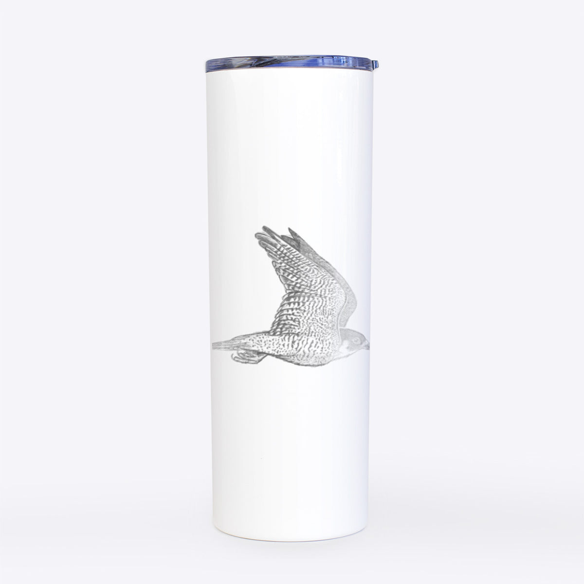 Flying Peregrine - Falco peregrinus - 20oz Skinny Tumbler