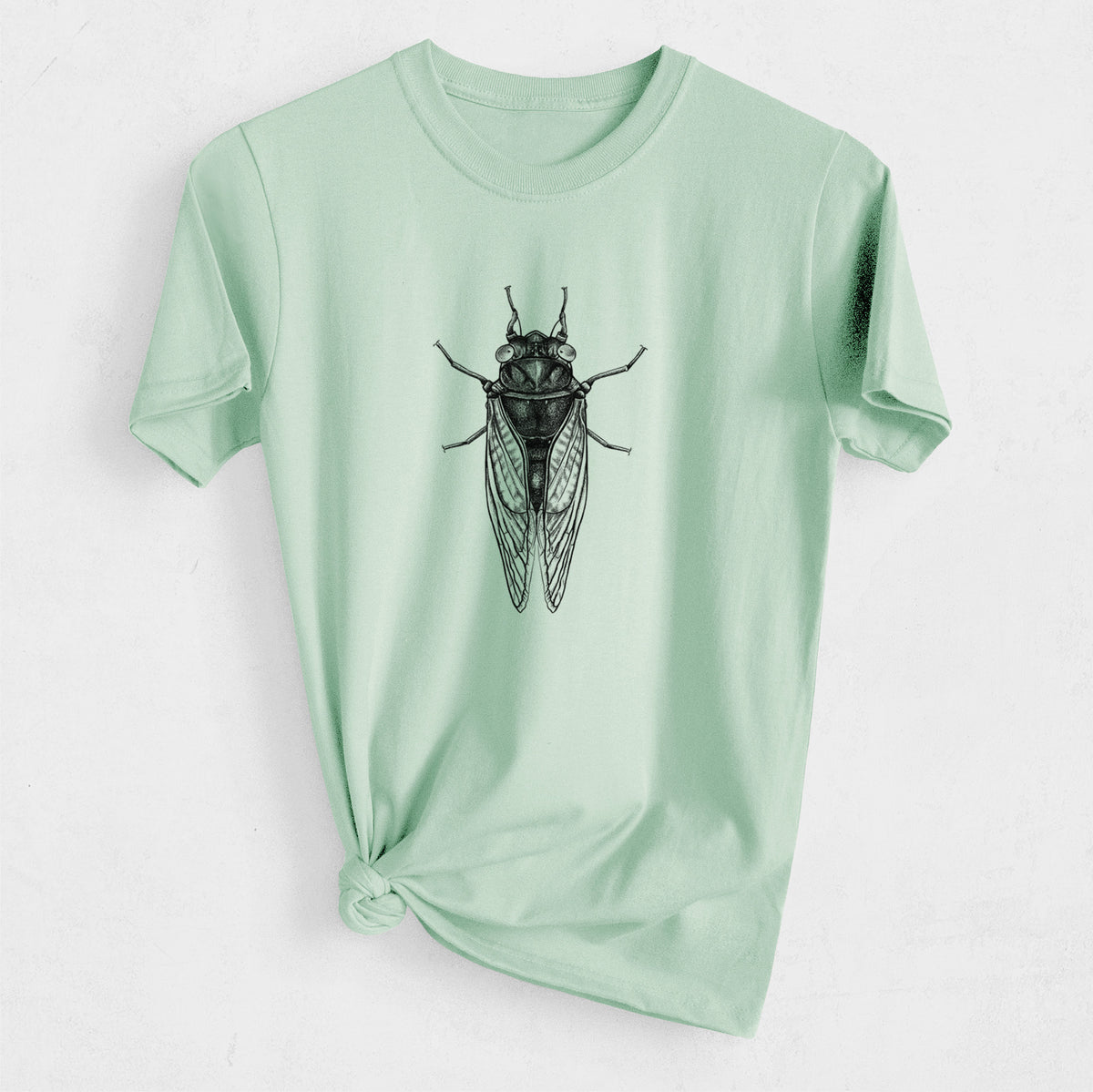 Pharoh Cicada - Magicicada septendecim - Heavyweight Men&#39;s 100% Organic Cotton Tee