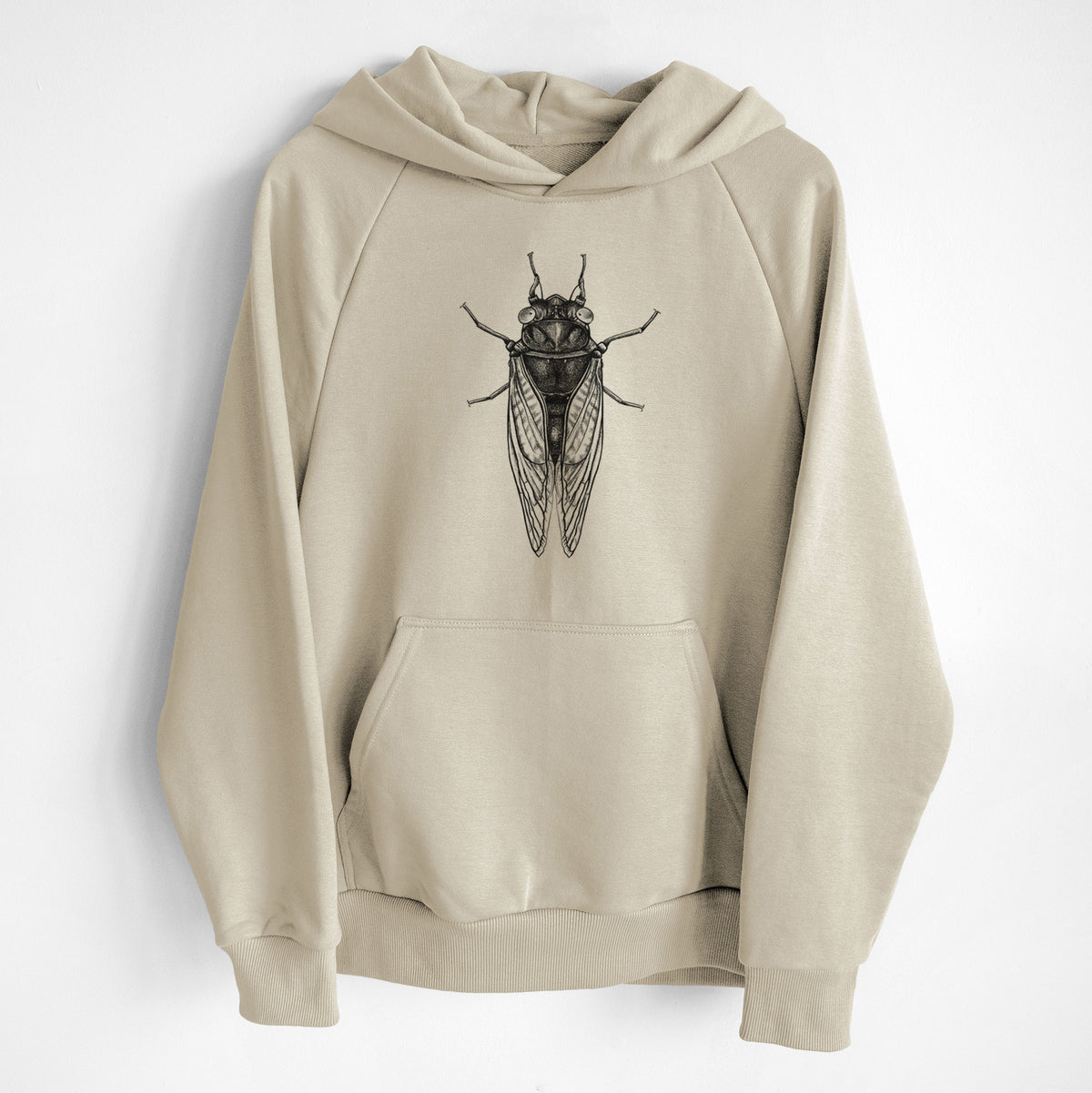 Pharoh Cicada - Magicicada septendecim - UltraLuxe Heavyweight French Terry Hoodie