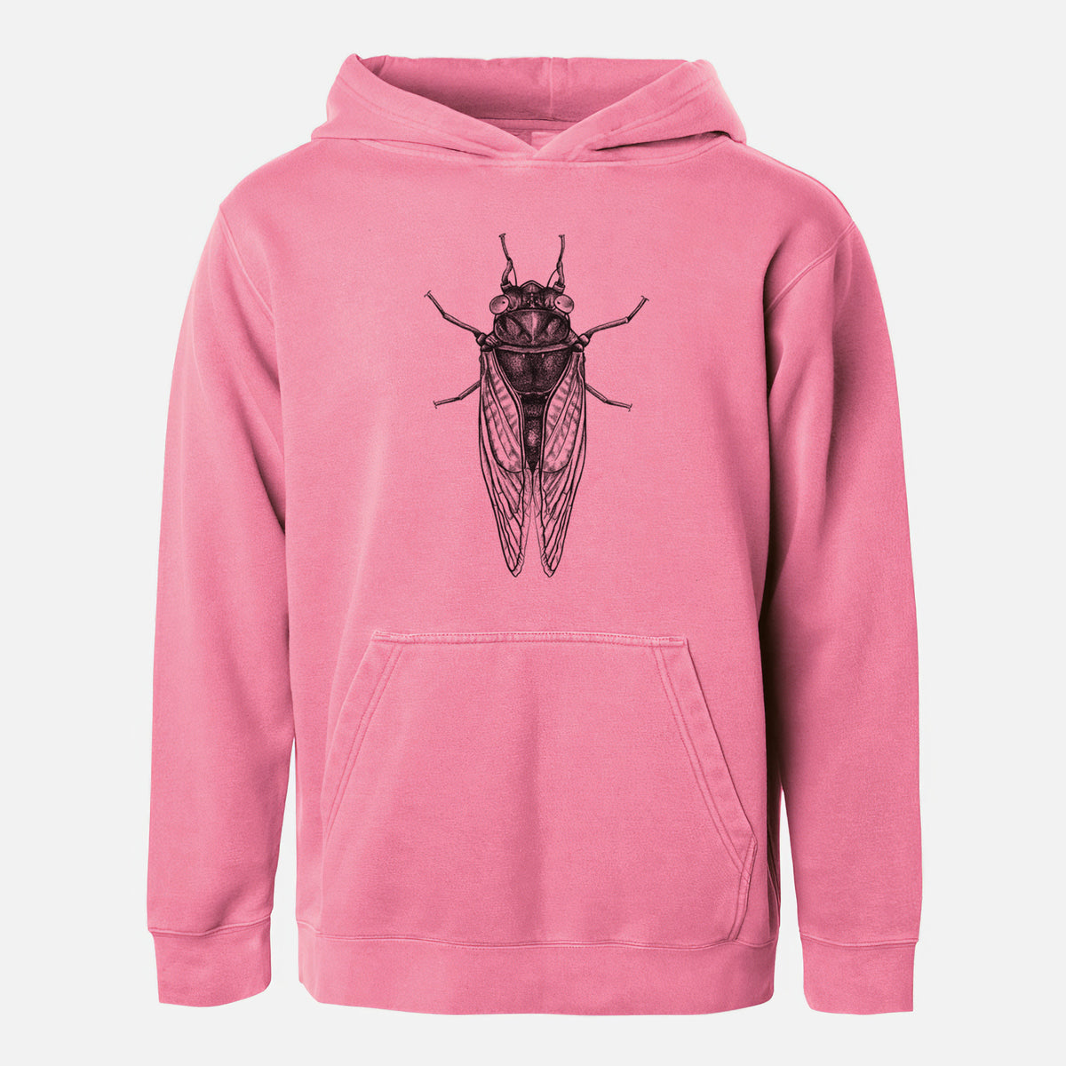 Pharoh Cicada - Magicicada septendecim - Youth Pigment Dyed Hoodie