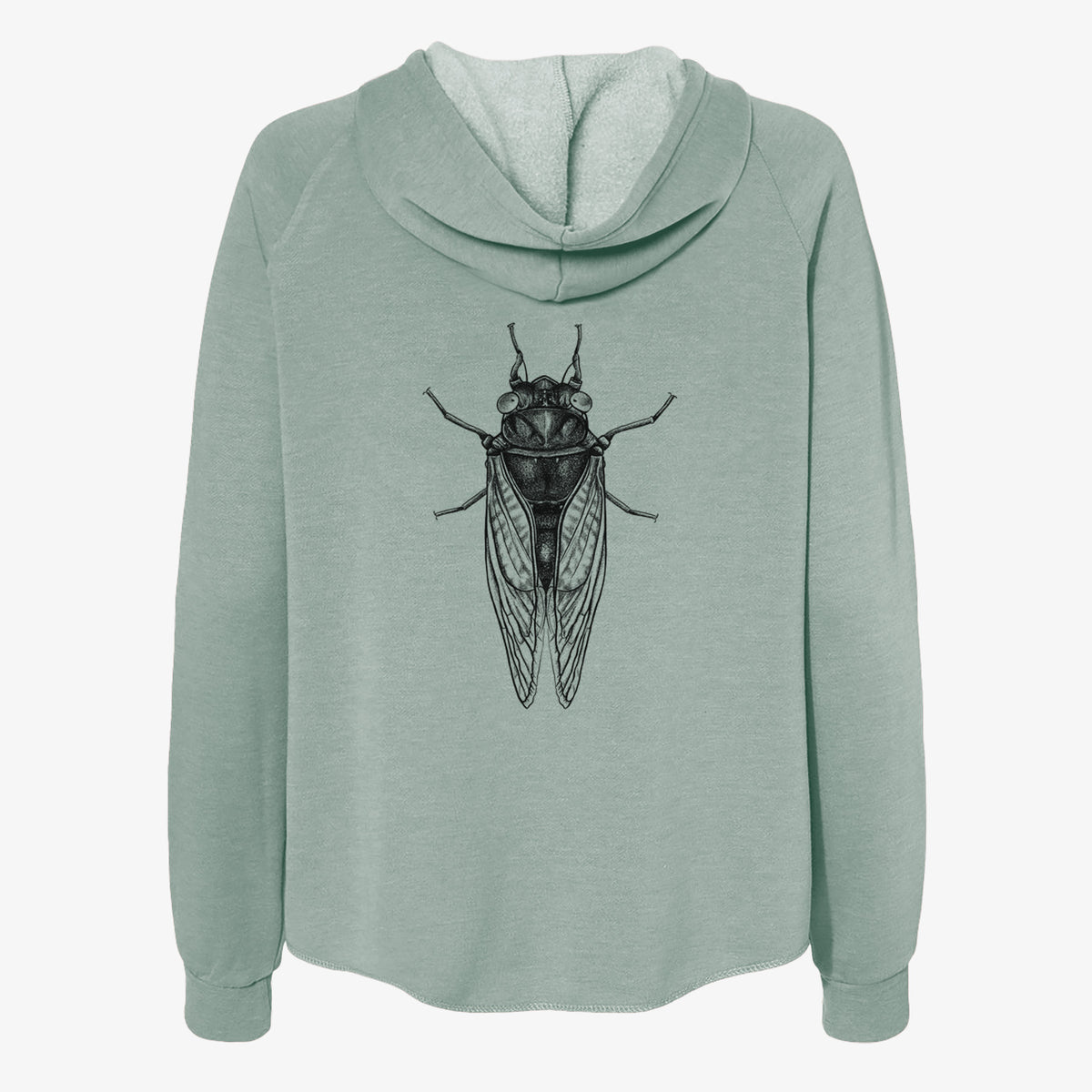 Pharoh Cicada - Magicicada septendecim - Women&#39;s Cali Wave Zip-Up Sweatshirt