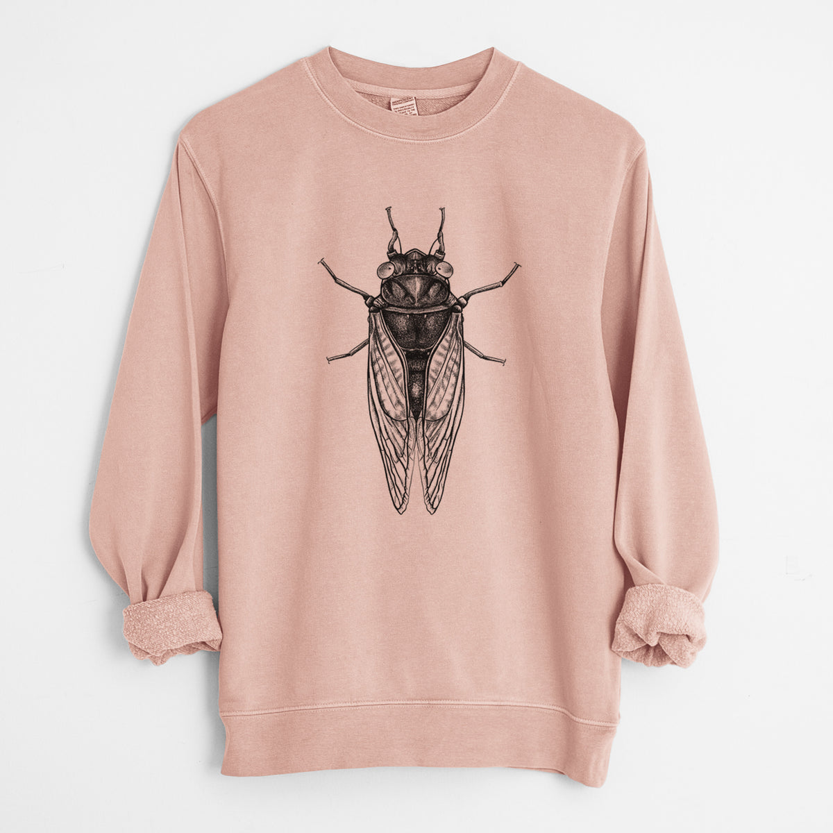 Pharoh Cicada - Magicicada septendecim - Unisex Pigment Dyed Crew Sweatshirt