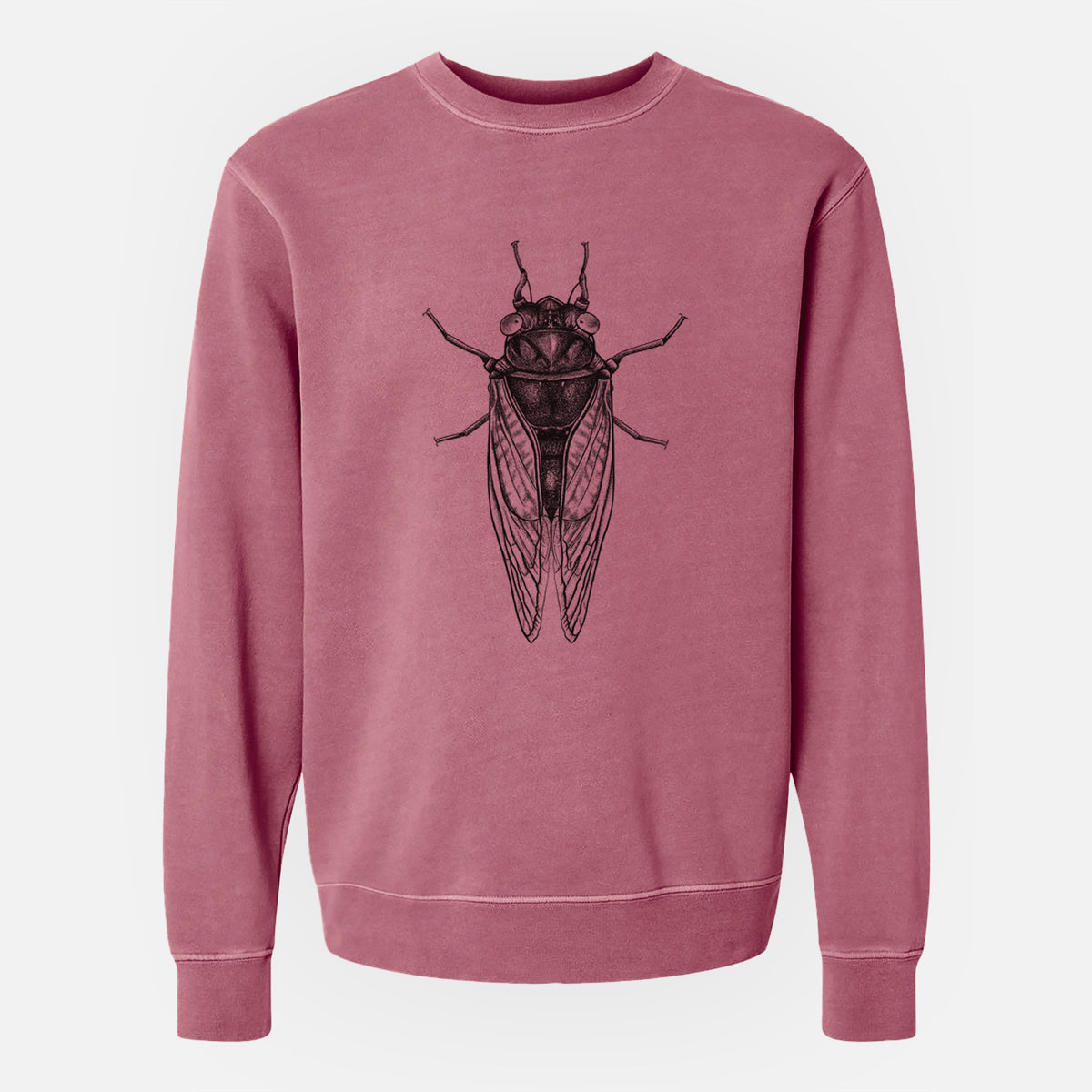 Pharoh Cicada - Magicicada septendecim - Unisex Pigment Dyed Crew Sweatshirt