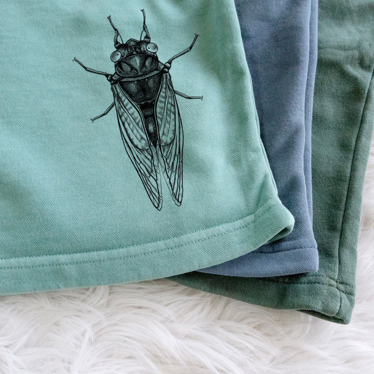 Pharoh Cicada - Magicicada septendecim - Unisex Pigment Dyed Shorts