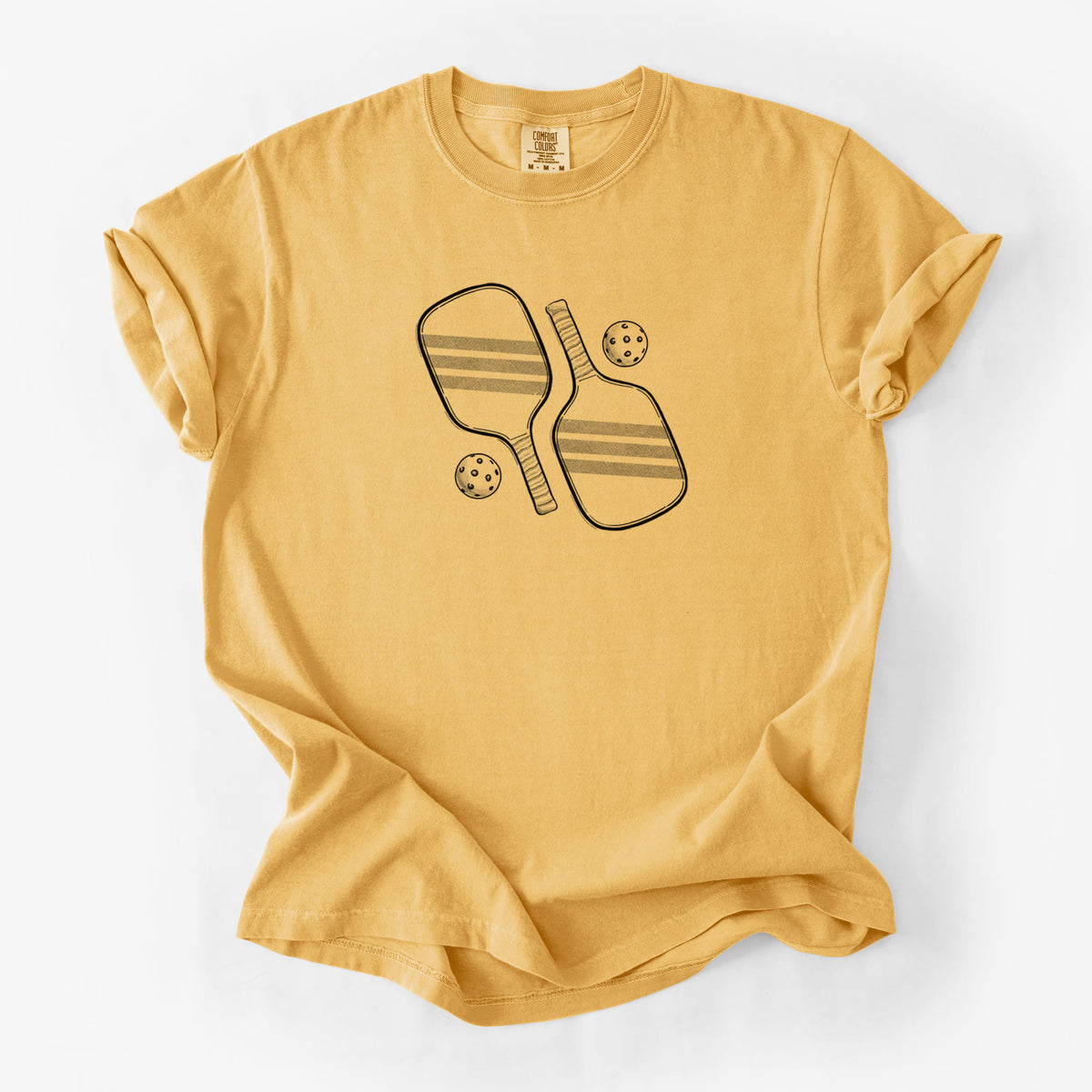 Pickleball Paddle Set - Unisex Comfort Colors Garment-Dyed Heavyweight T-shirt