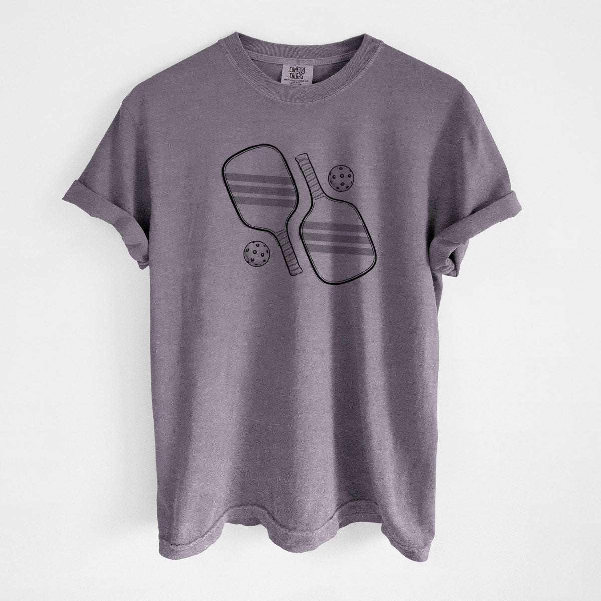 Pickleball Paddle Set - Unisex Comfort Colors Garment-Dyed Heavyweight T-shirt