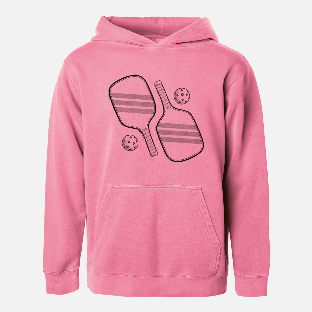 Pickleball Paddle Set - Youth Pigment Dyed Hoodie