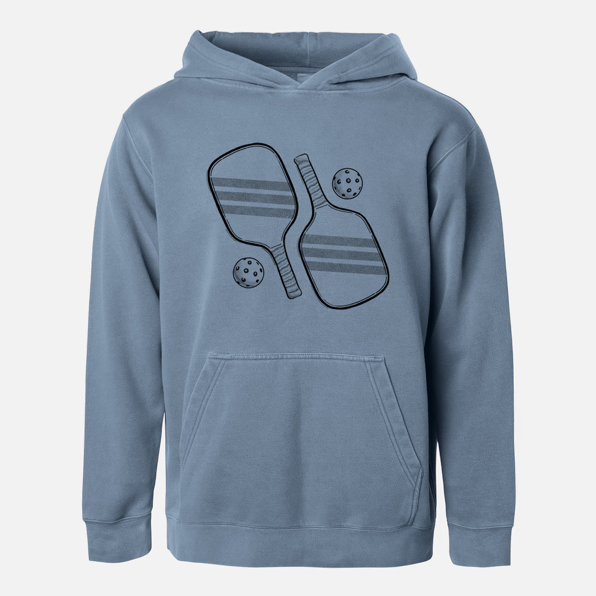 Pickleball Paddle Set - Youth Pigment Dyed Hoodie