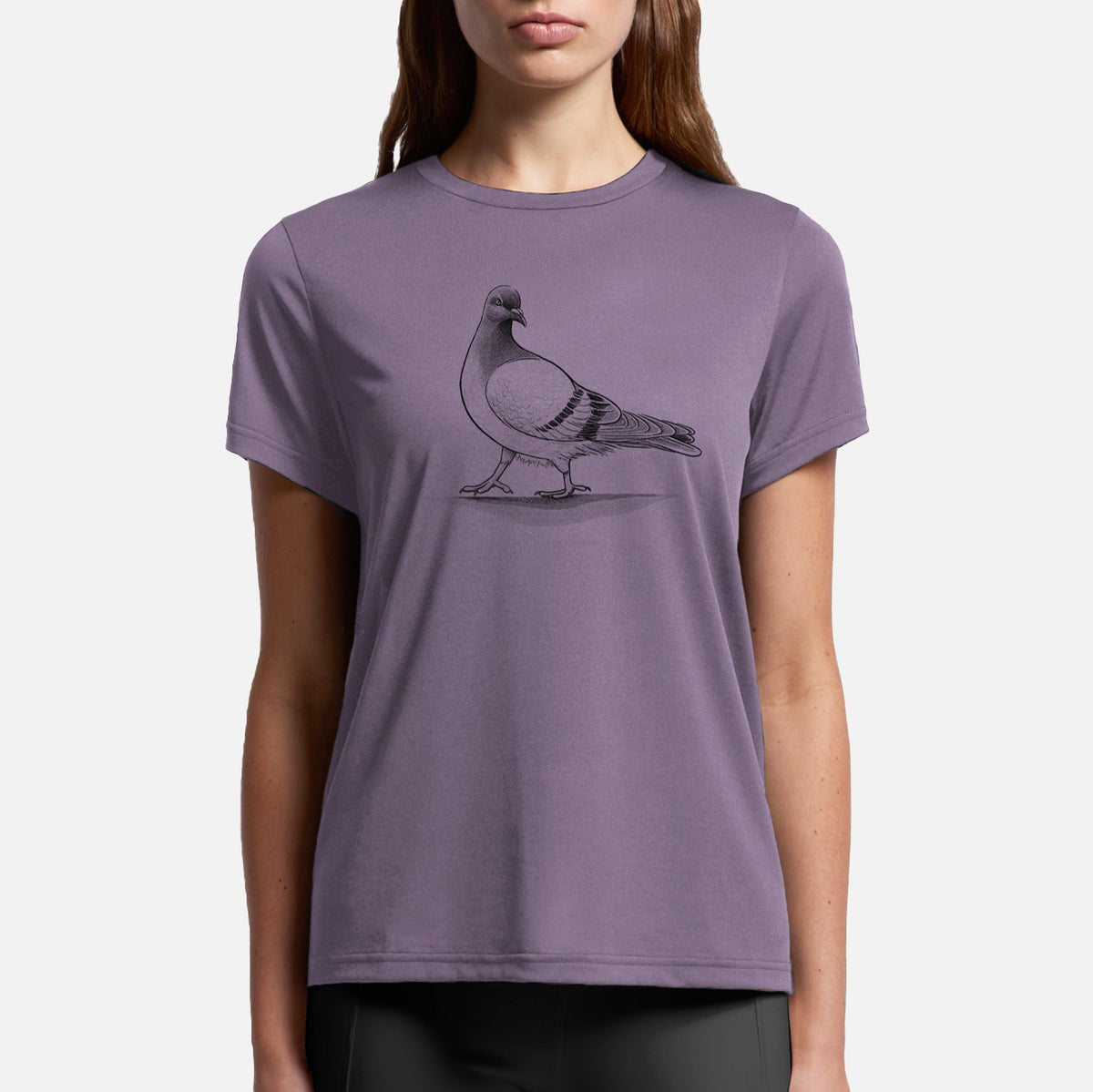 Pigeon / City Dove - Columba livia domestica - Womens Everyday Maple Tee