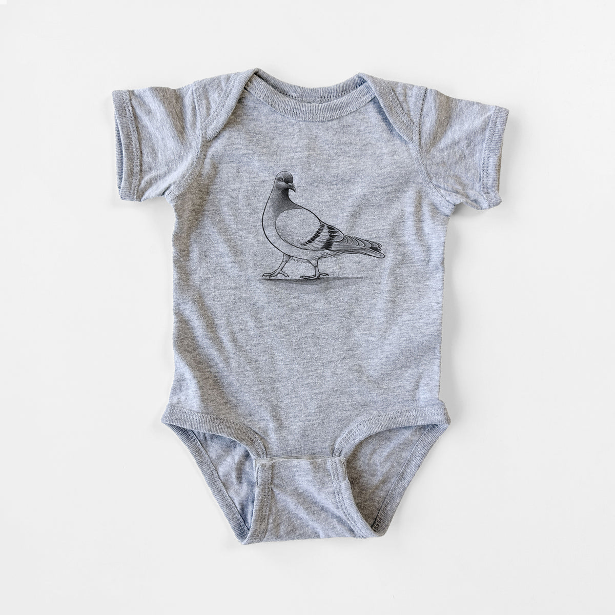 Pigeon / City Dove - Columba livia domestica - Baby Fine Jersey Bodysuit