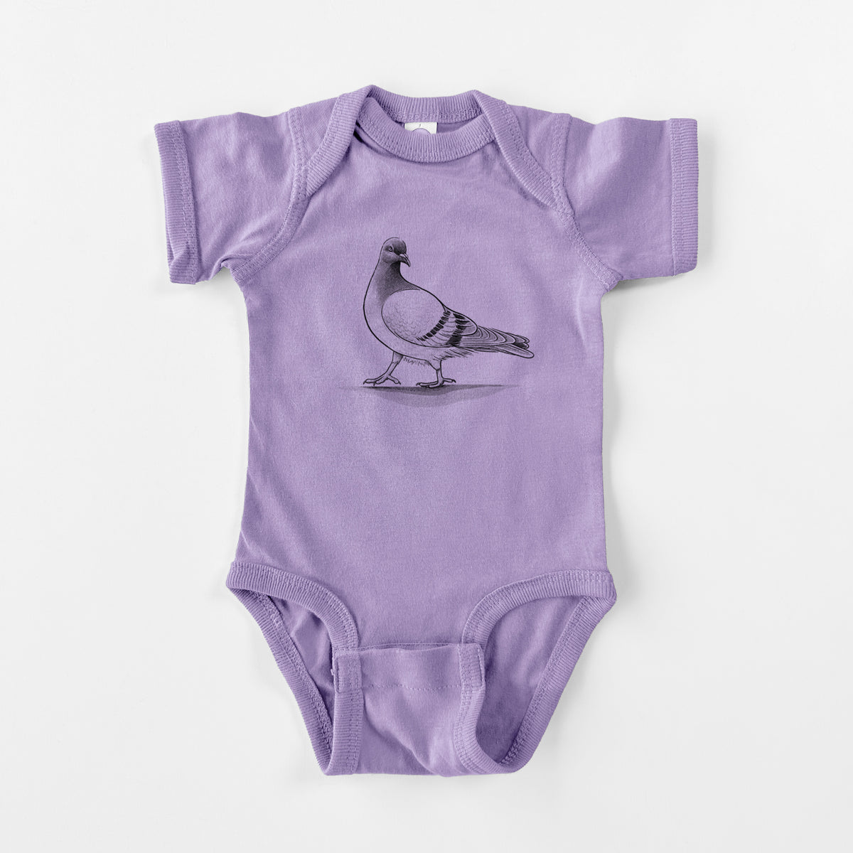Pigeon / City Dove - Columba livia domestica - Baby Fine Jersey Bodysuit