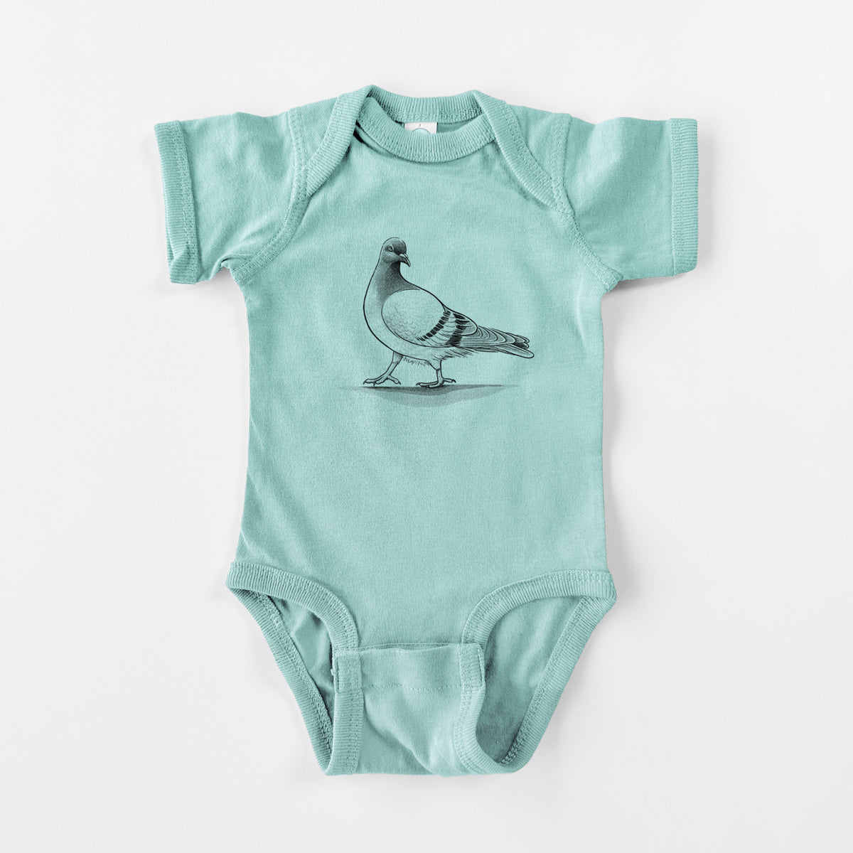 Pigeon / City Dove - Columba livia domestica - Baby Fine Jersey Bodysuit