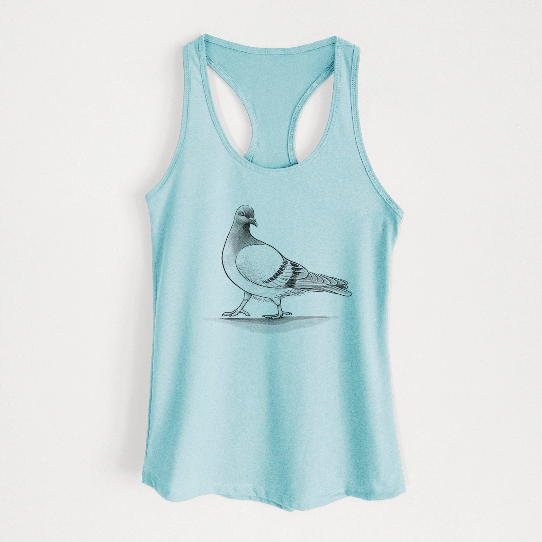 Pigeon / City Dove - Columba livia domestica - Women's Racerback Tanktop