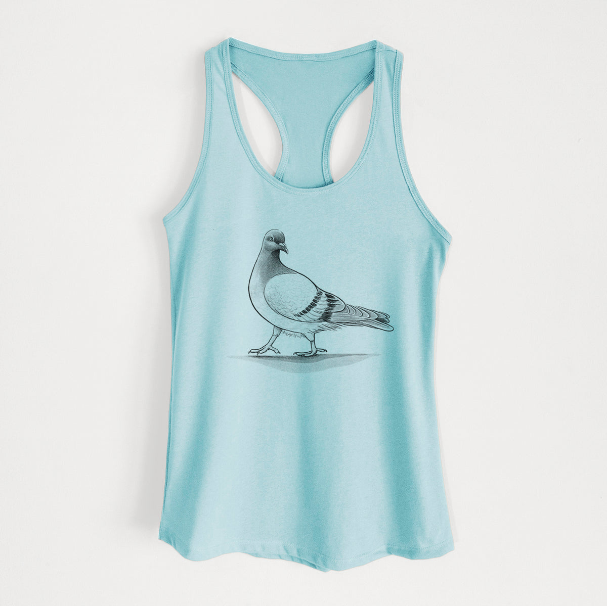 Pigeon / City Dove - Columba livia domestica - Women&#39;s Racerback Tanktop