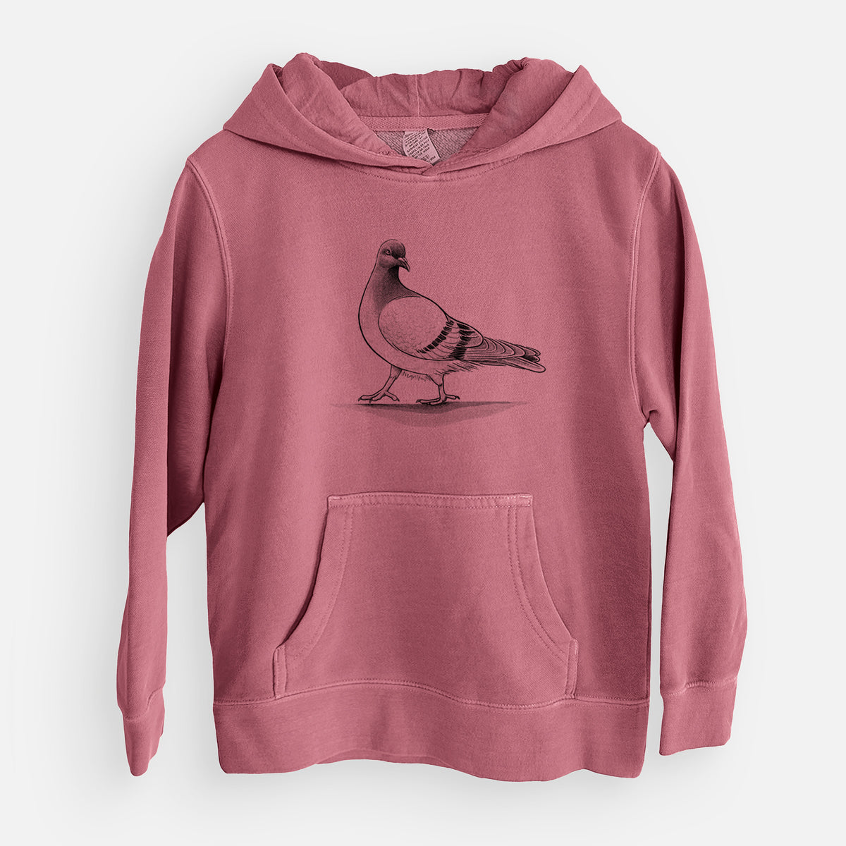 Pigeon / City Dove - Columba livia domestica - Youth Pigment Dyed Hoodie
