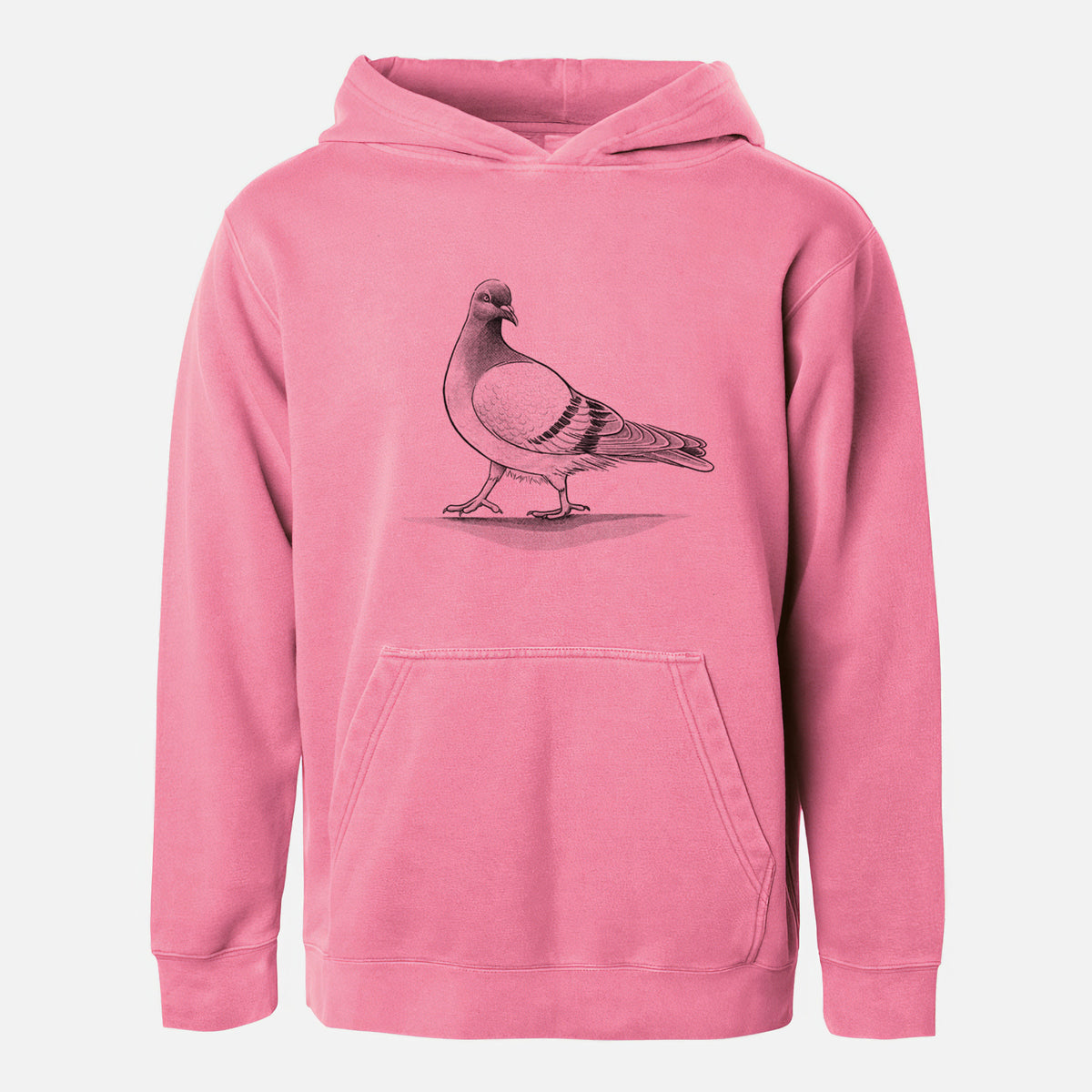 Pigeon / City Dove - Columba livia domestica - Youth Pigment Dyed Hoodie