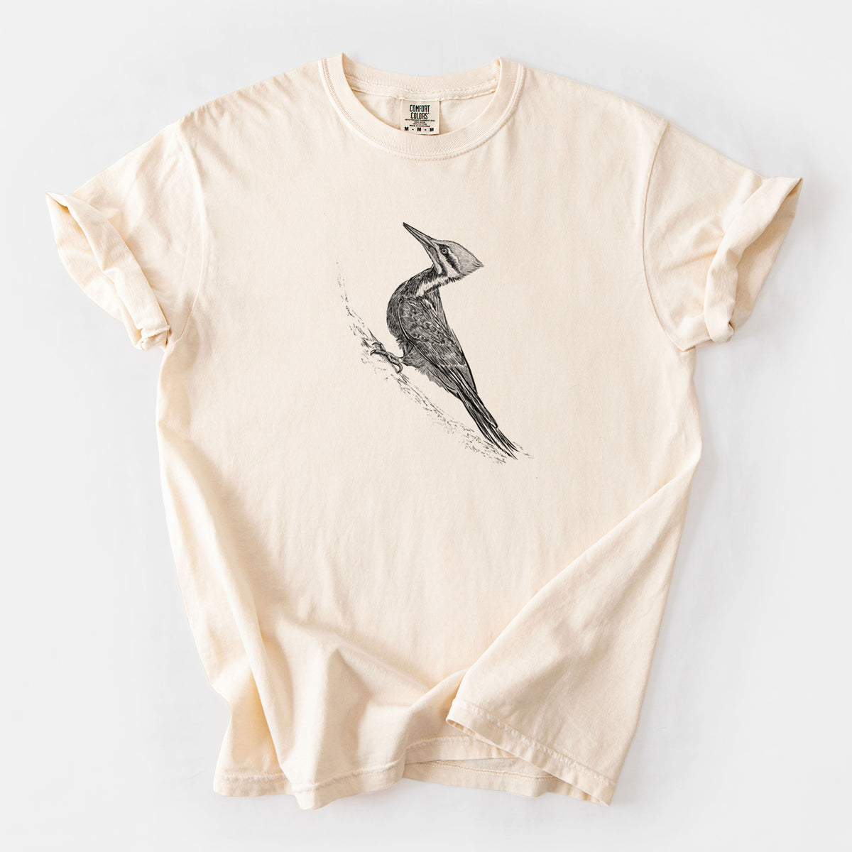 Pileated Woodpecker - Dryocopus pileatus - Unisex Comfort Colors Garment-Dyed Heavyweight T-shirt
