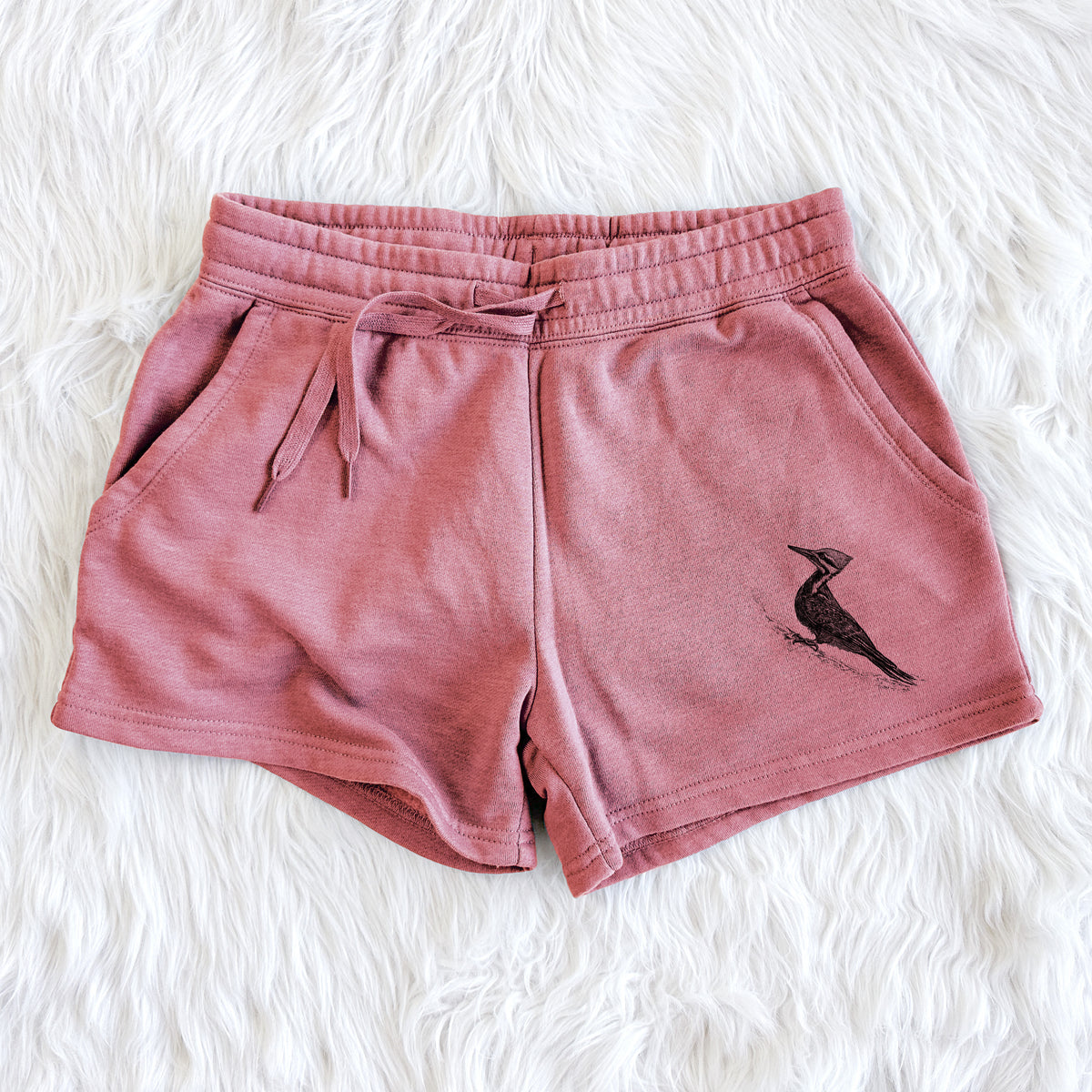 Pileated Woodpecker - Dryocopus pileatus - Women&#39;s Cali Wave Shorts