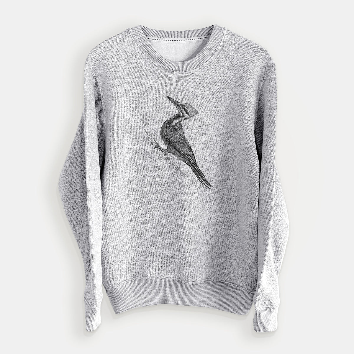 Pileated Woodpecker - Dryocopus pileatus - Knit Sweatshirt