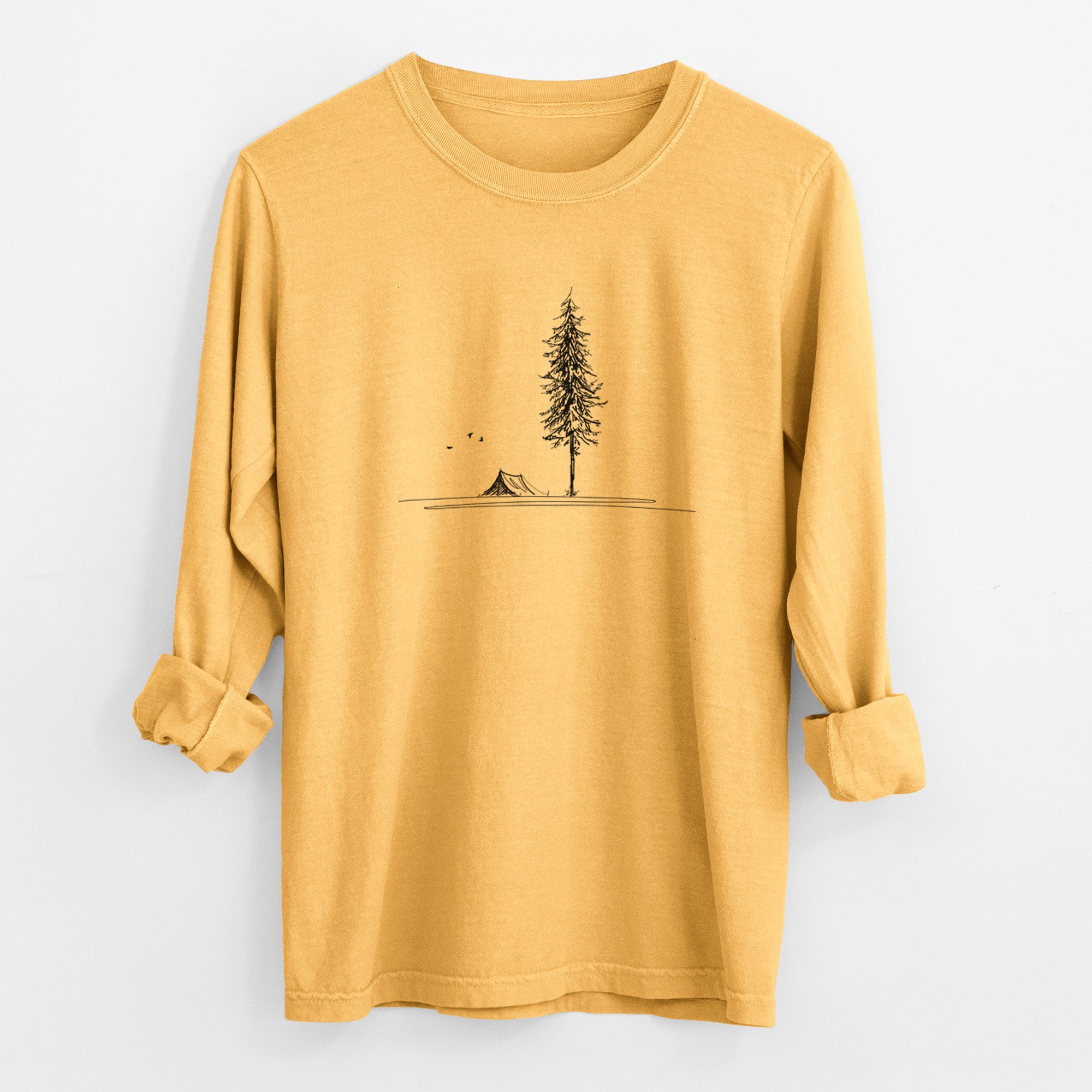 Pine Camp Vista - Unisex Comfort Colors 100% Cotton Long Sleeve