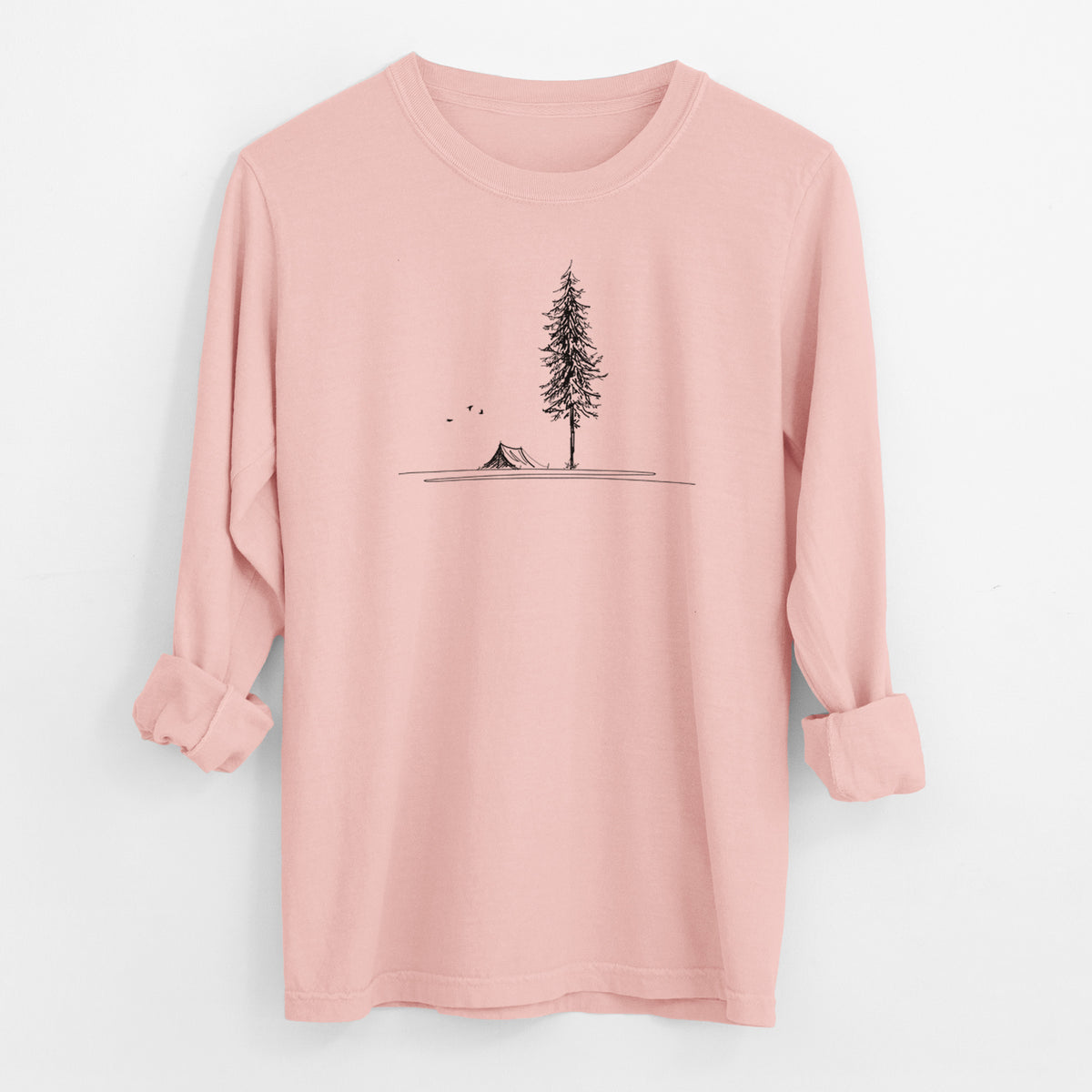 Pine Camp Vista - Men&#39;s Heavyweight 100% Cotton Long Sleeve