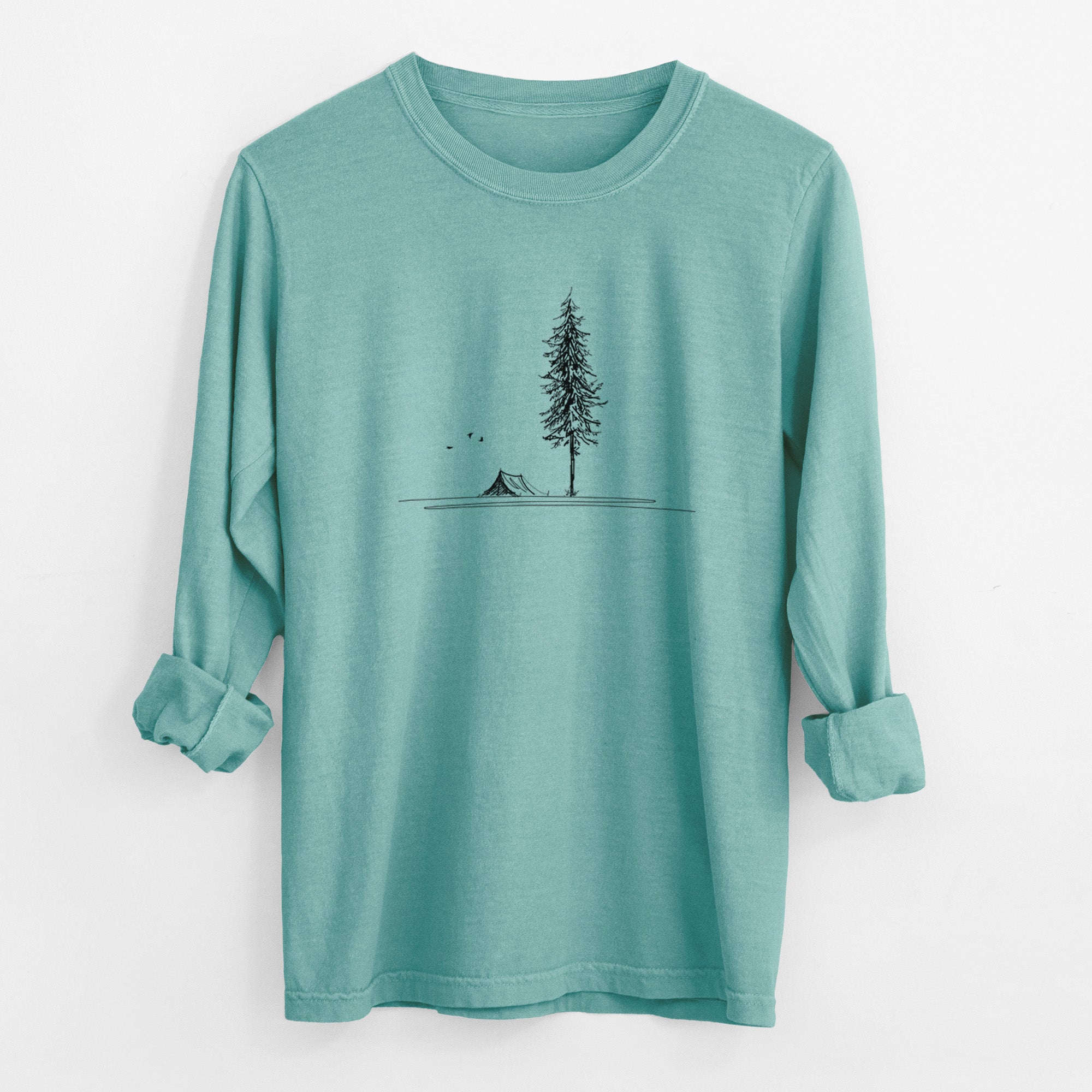 Pine Camp Vista - Unisex Comfort Colors 100% Cotton Long Sleeve