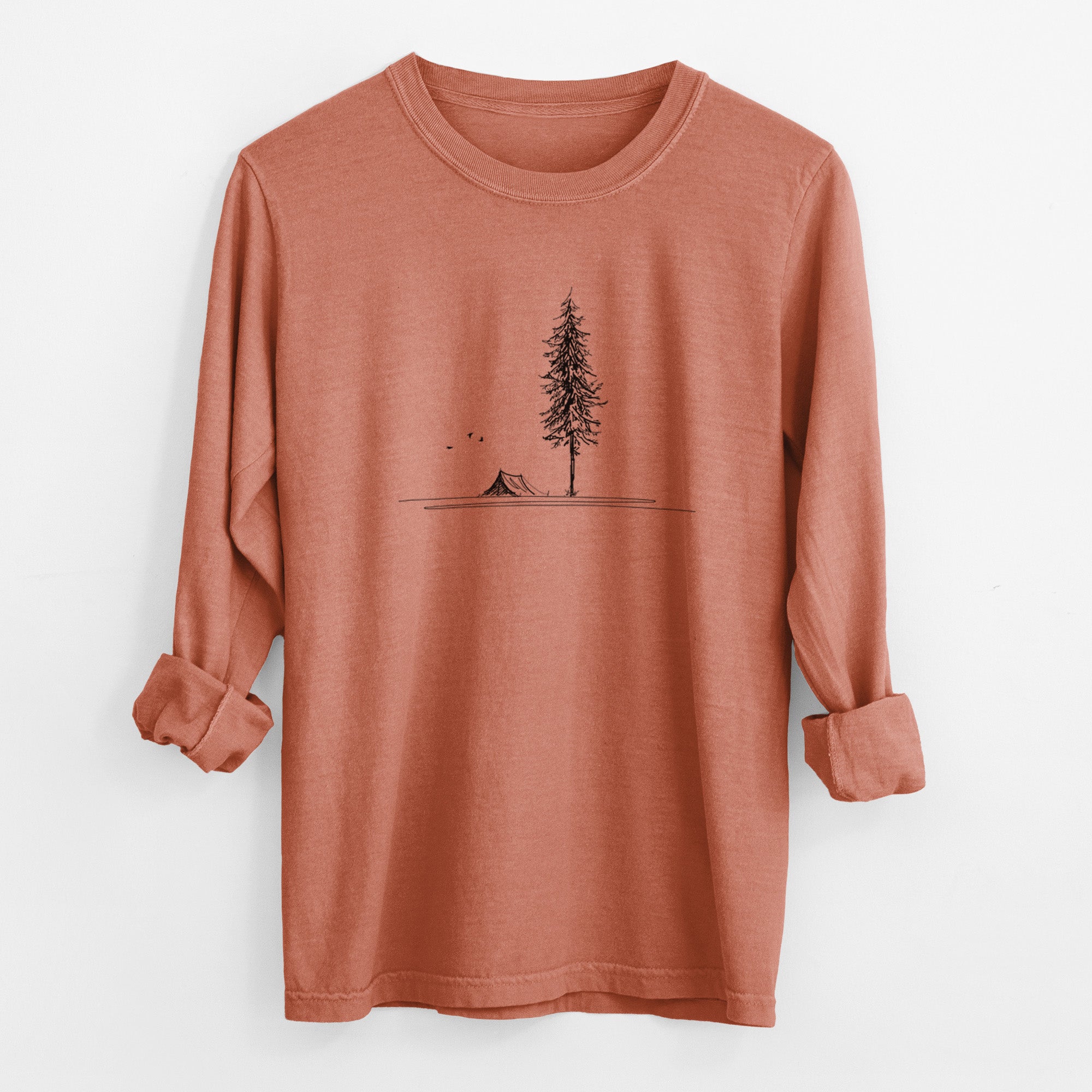 Pine Camp Vista - Unisex Comfort Colors 100% Cotton Long Sleeve