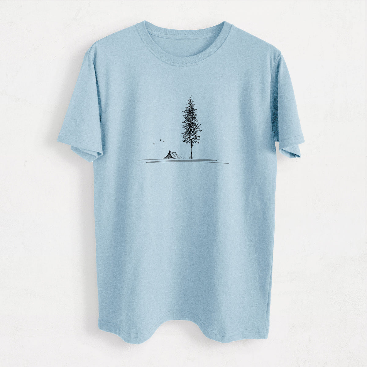 Pine Camp Vista - Heavyweight Men&#39;s 100% Organic Cotton Tee
