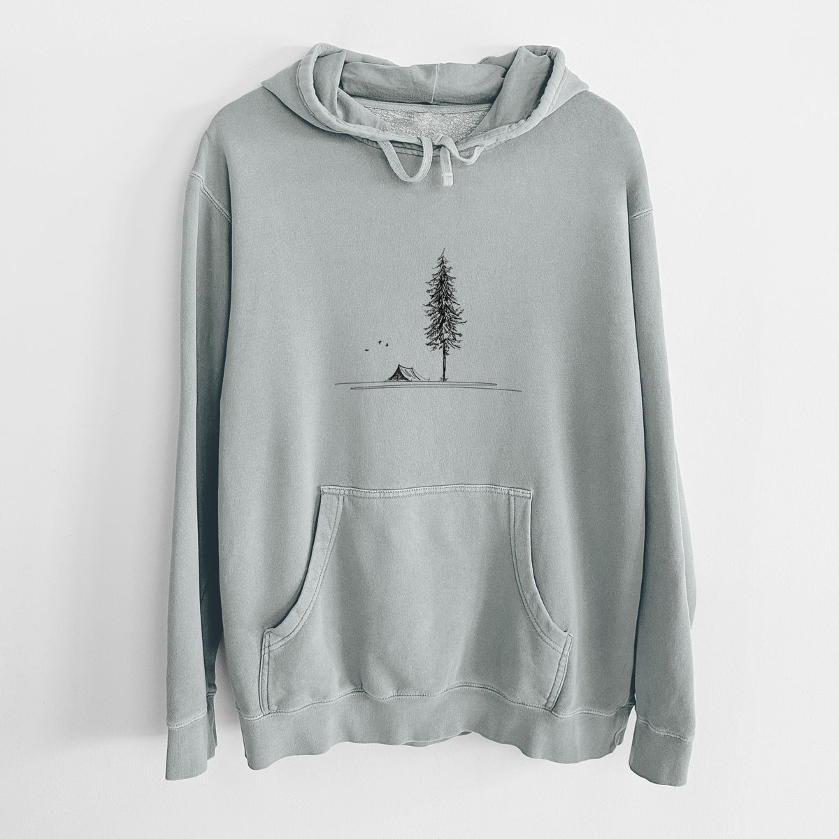 Pine Camp Vista - Unisex Pigment Dyed Hoodie