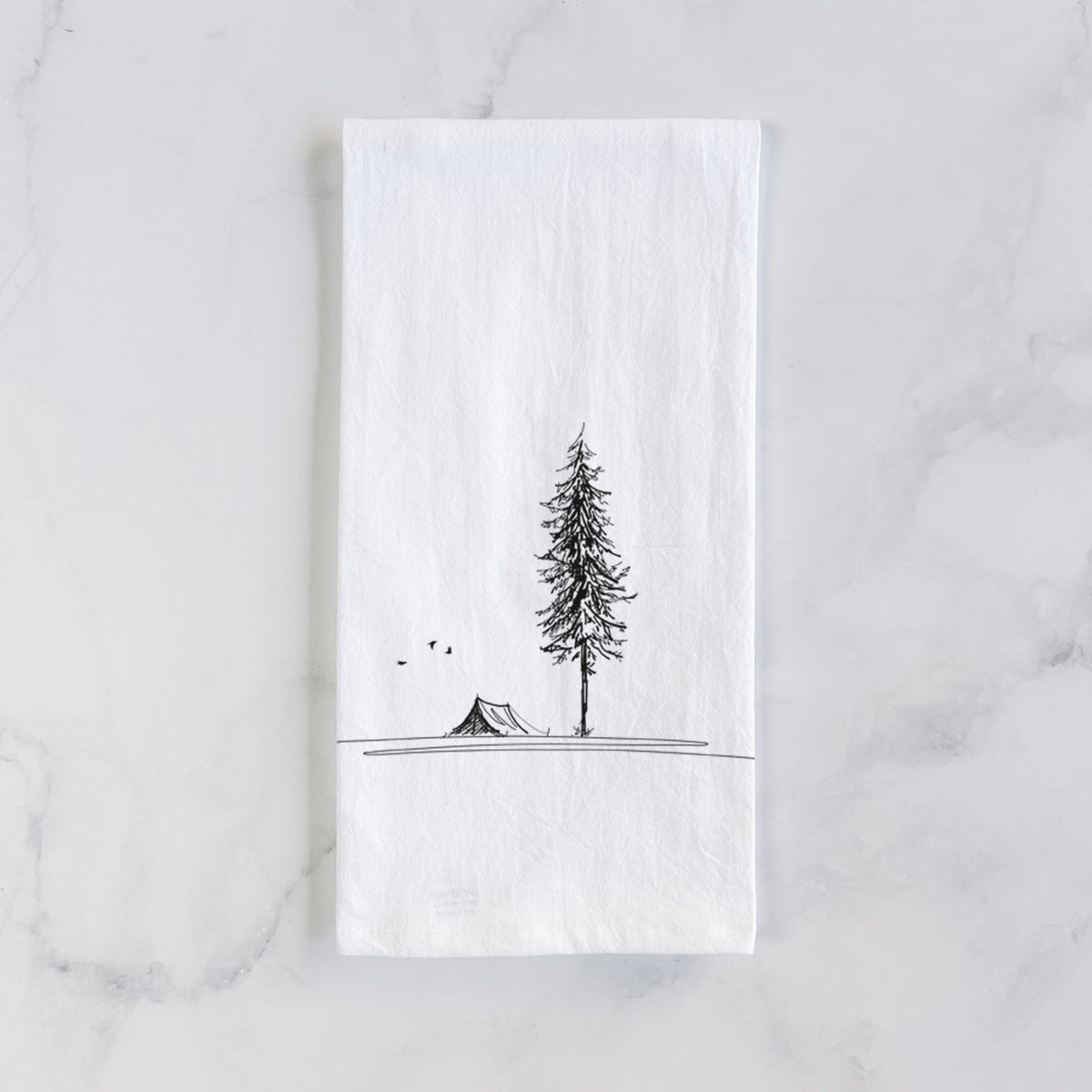 Pine Camp Vista Tea Towel