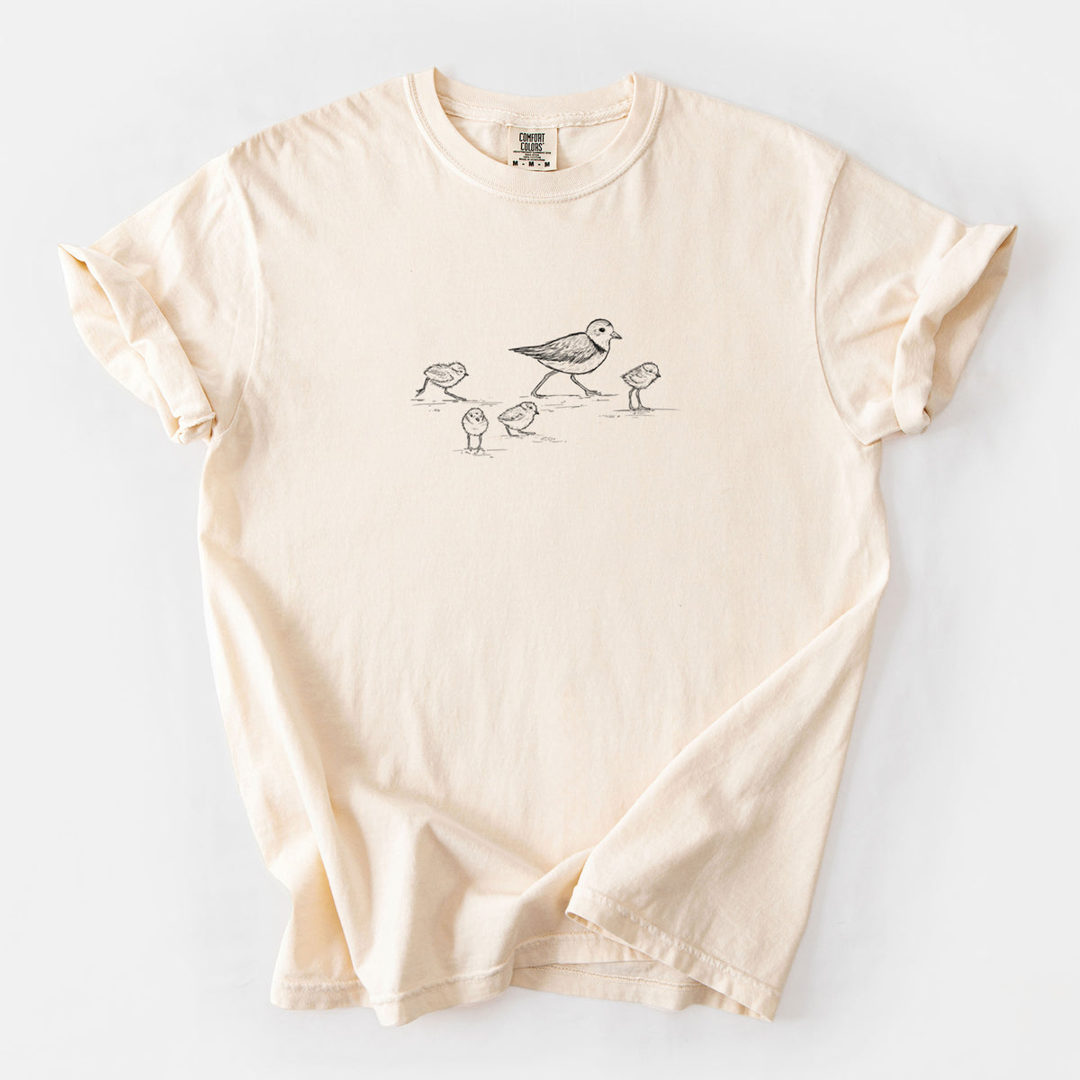 Piping Plovers - Charadrius melodus - Unisex Comfort Colors Garment-Dyed Heavyweight T-shirt
