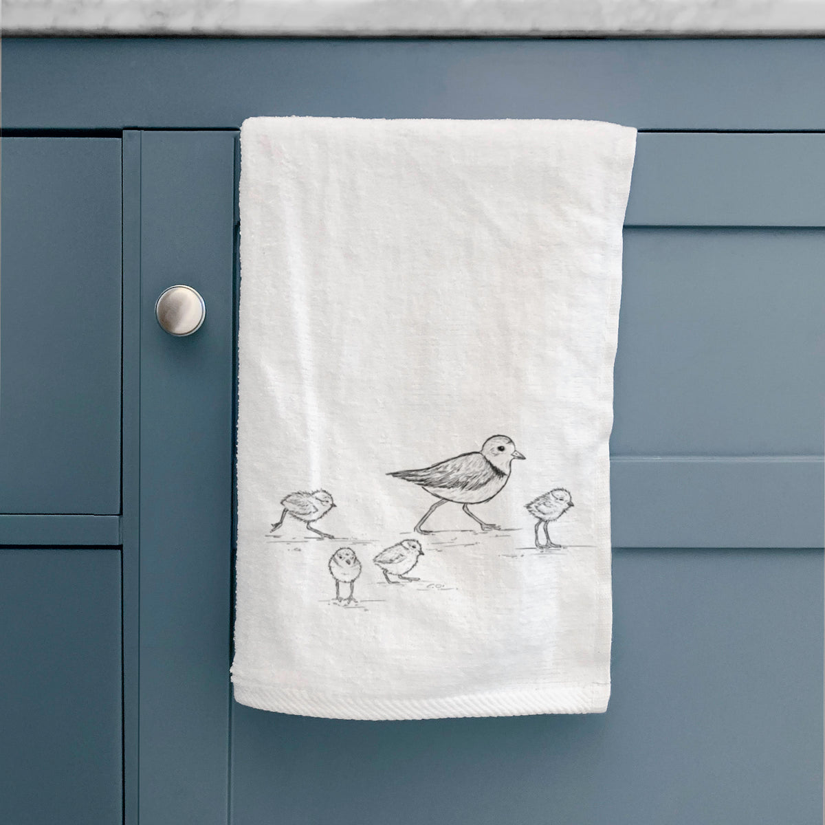 Piping Plovers - Charadrius melodus Premium Decorative Hand Towel