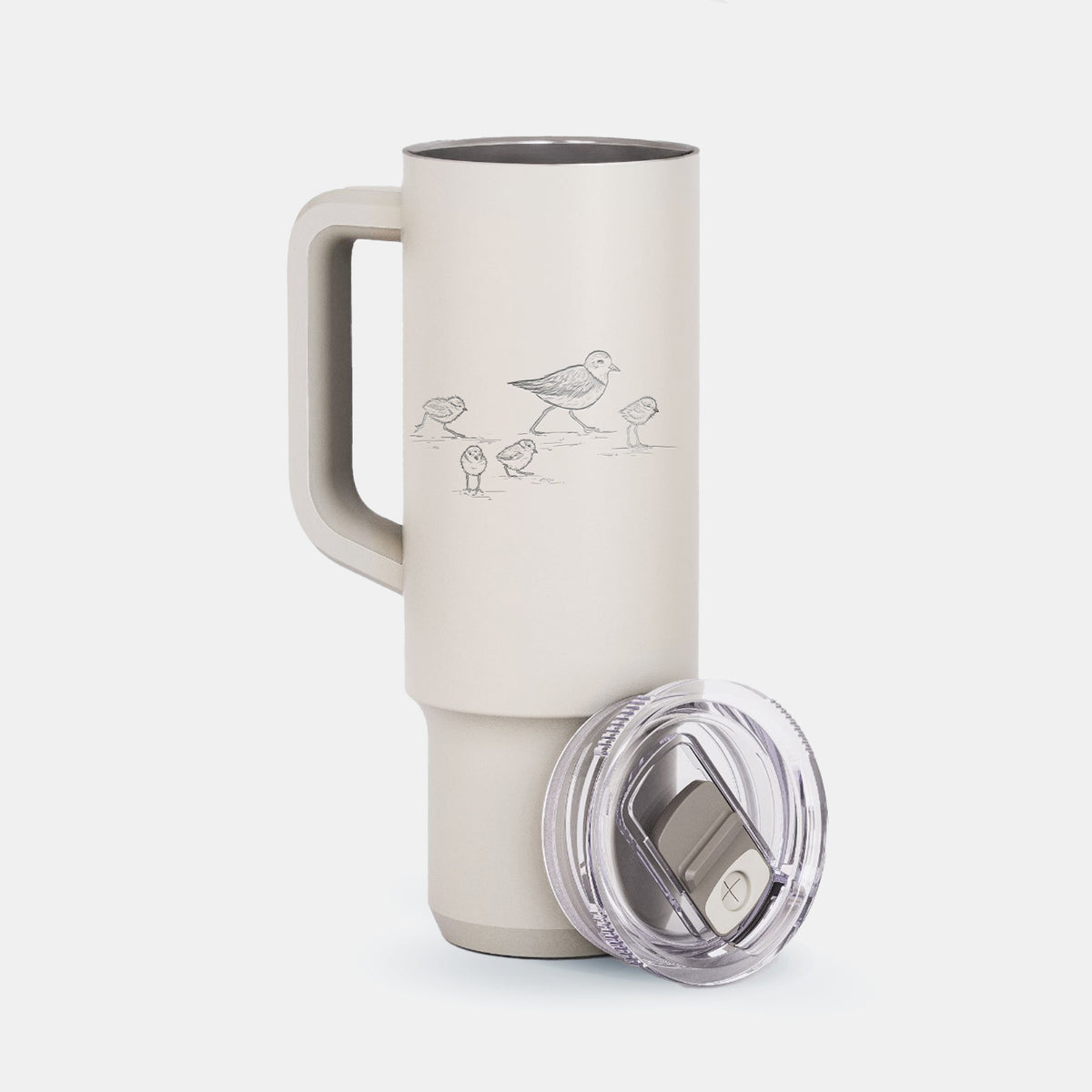Piping Plovers - Charadrius melodus - 40oz Skinny Recharge Tumbler
