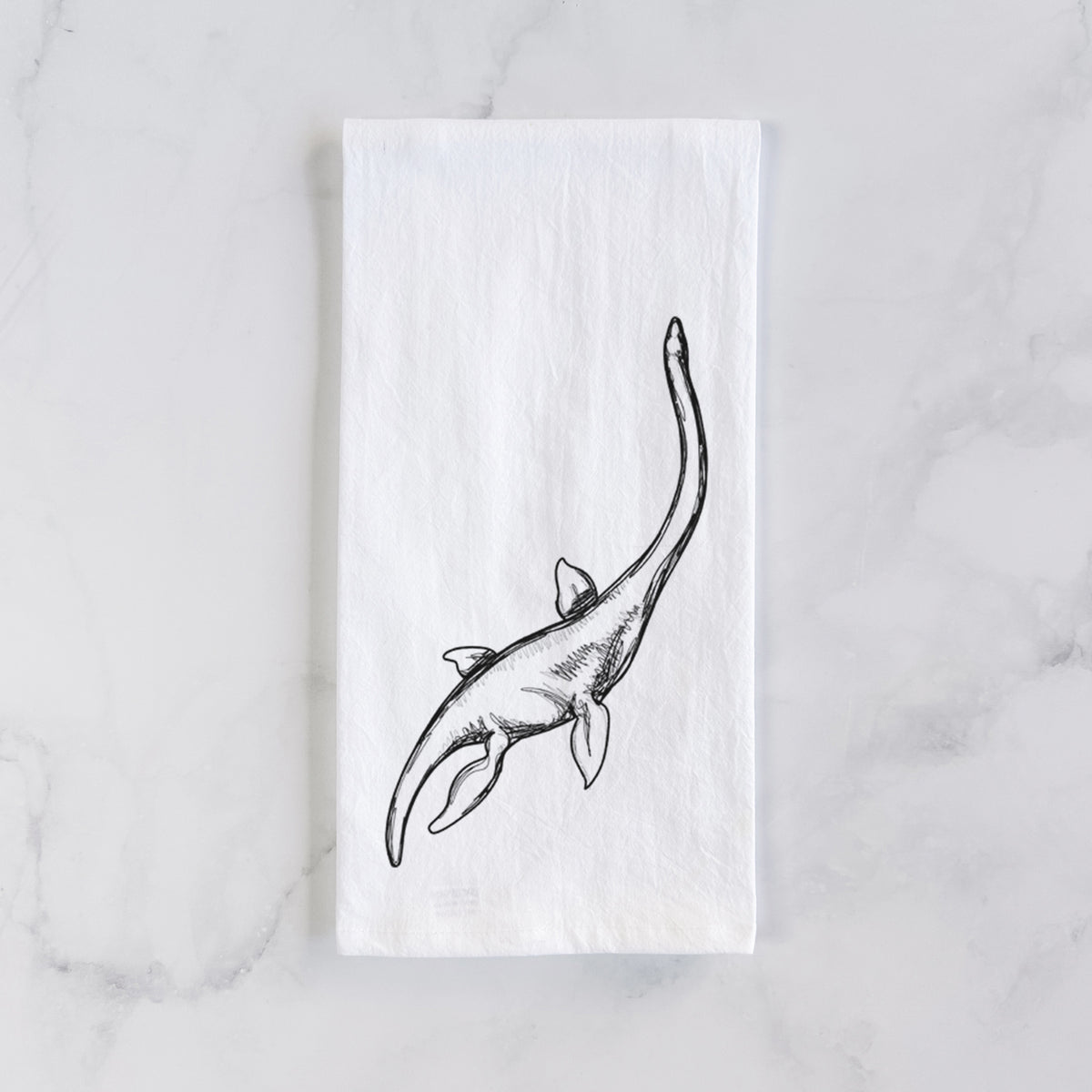 Plesiosaur - Plesiosaurus Dolichodeirus Tea Towel