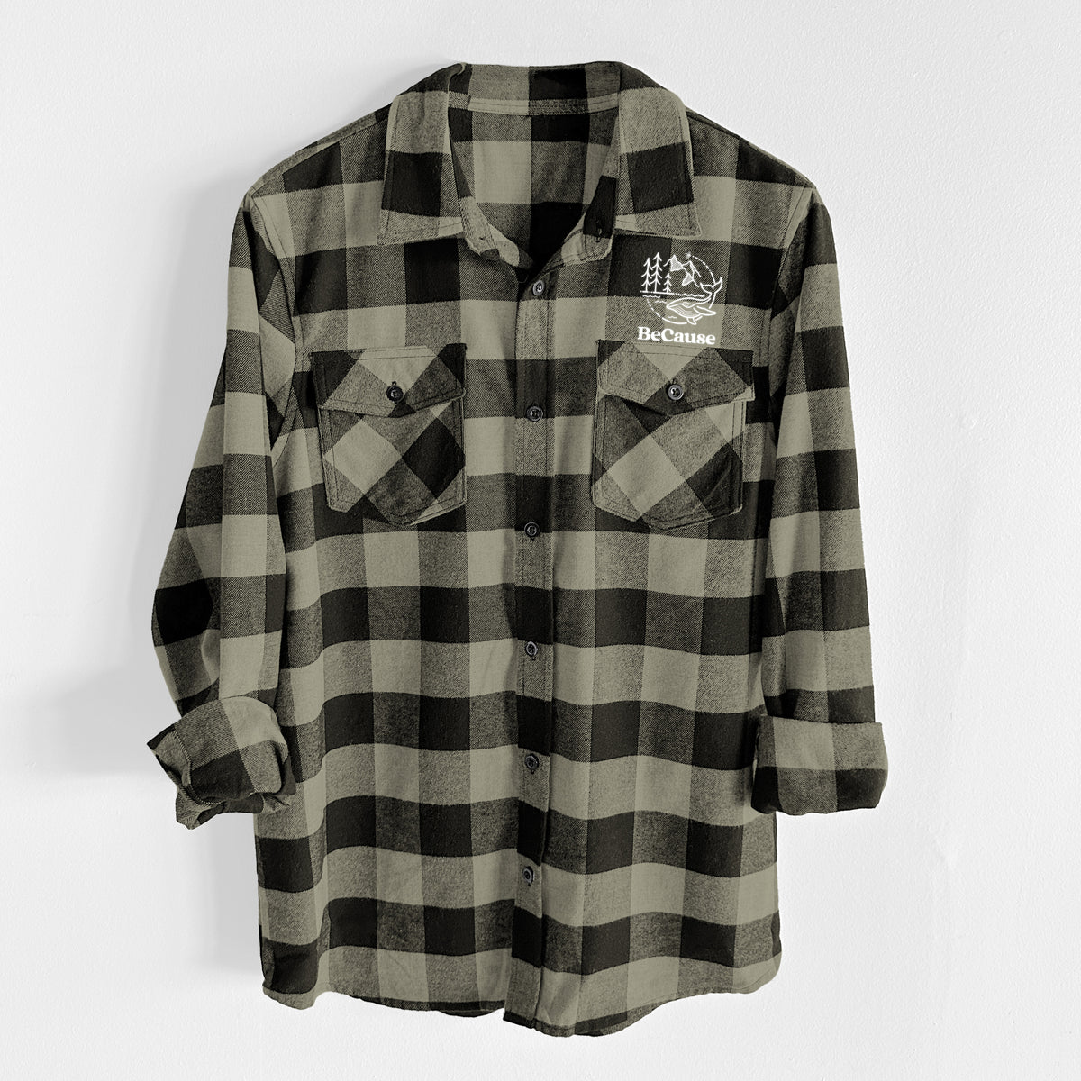 Because Connected  - Men&#39;s Flannel Shirt