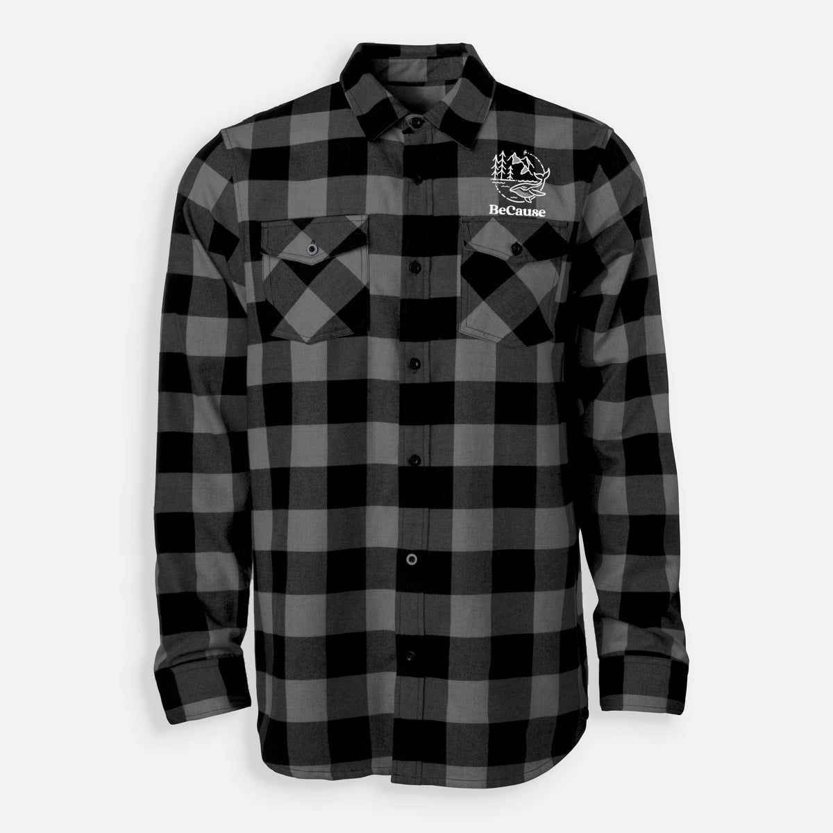 Because Connected  - Men&#39;s Flannel Shirt