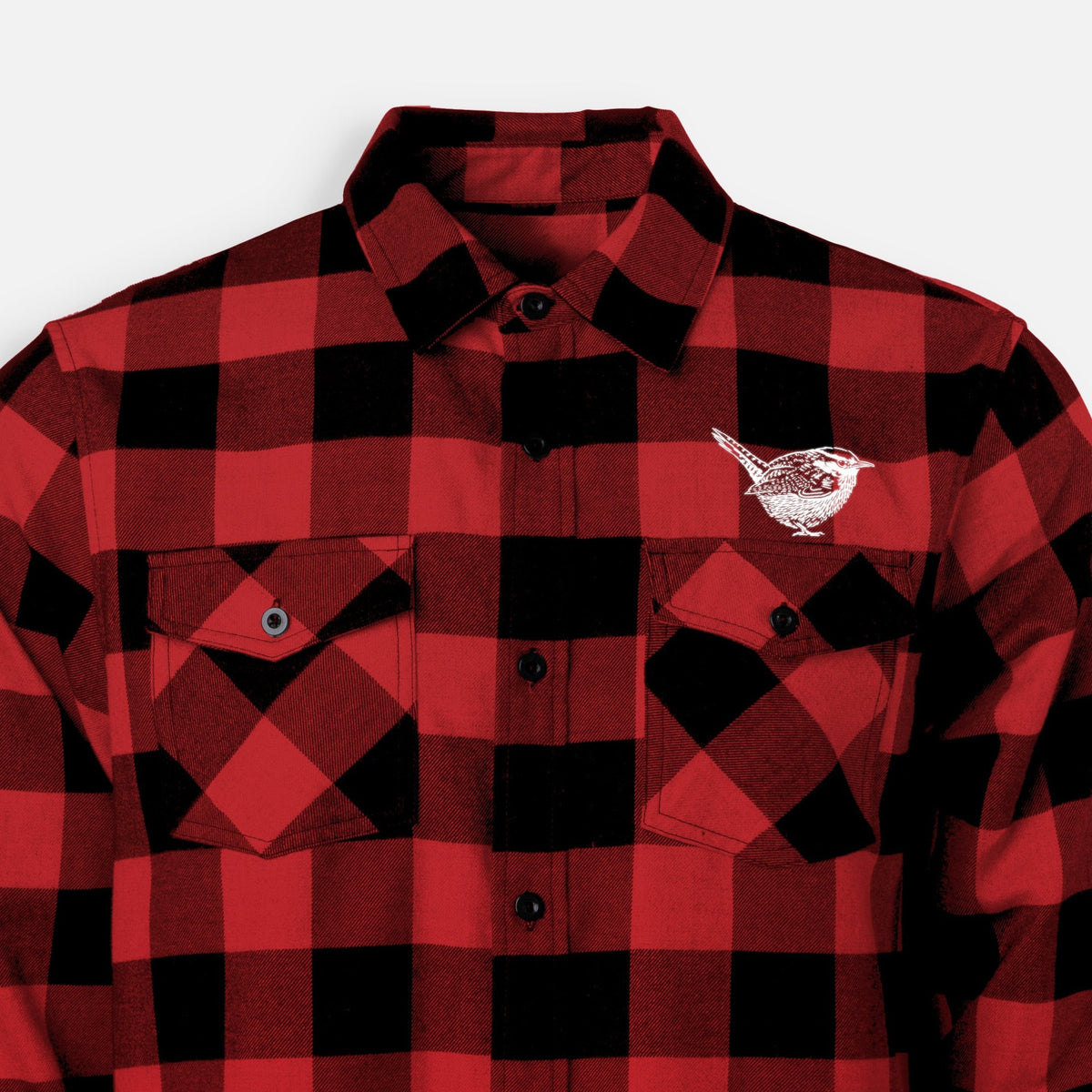 Carolina Wren  - Men&#39;s Flannel Shirt