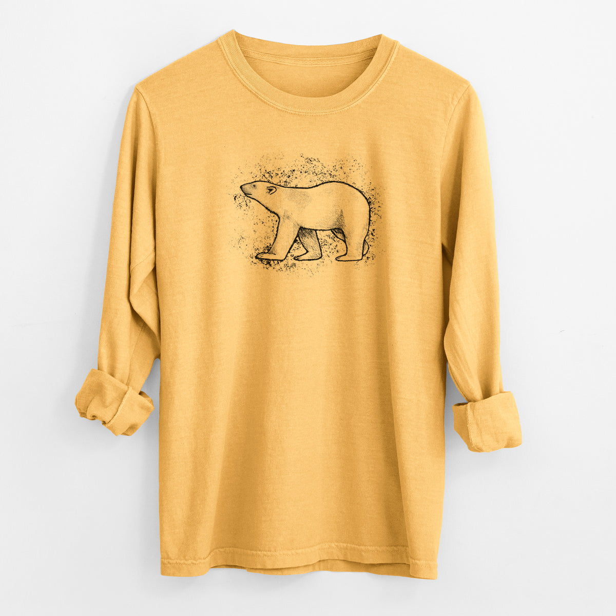 Polar Bear - Men&#39;s Heavyweight 100% Cotton Long Sleeve