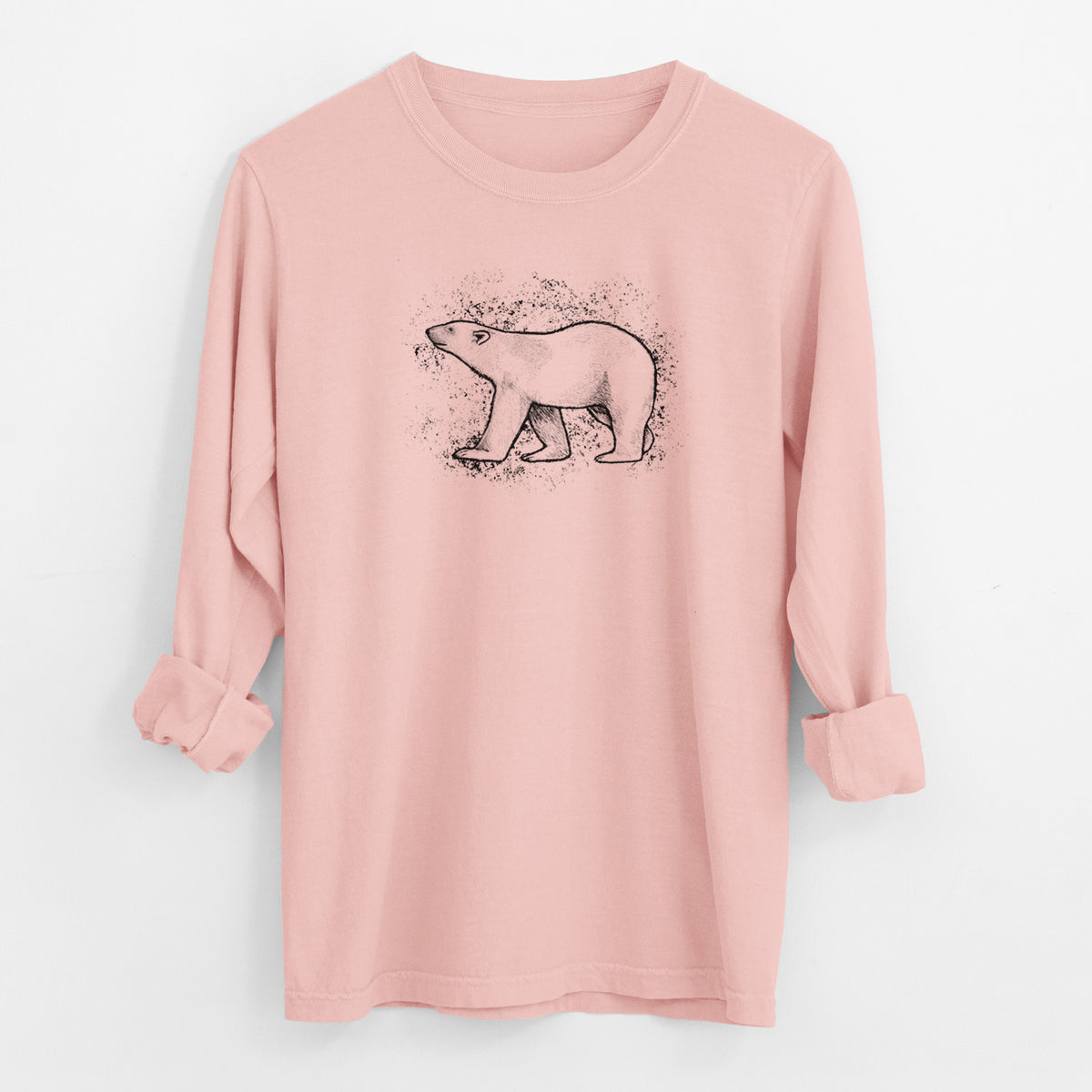 Polar Bear - Men&#39;s Heavyweight 100% Cotton Long Sleeve