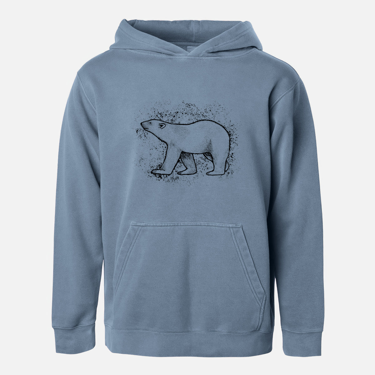 Polar Bear - Youth Pigment Dyed Hoodie