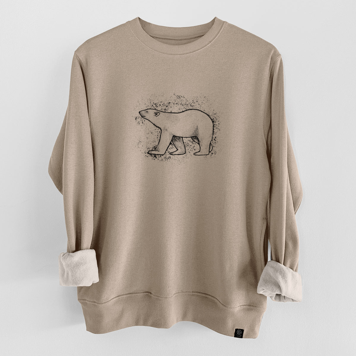 Polar Bear  - Unisex Reclaimed Crewneck Sweatshirt