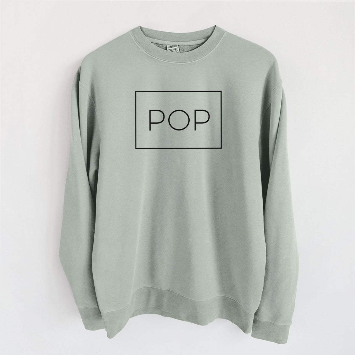 Pop Boxed - Unisex Pigment Dyed Crew Sweatshirt