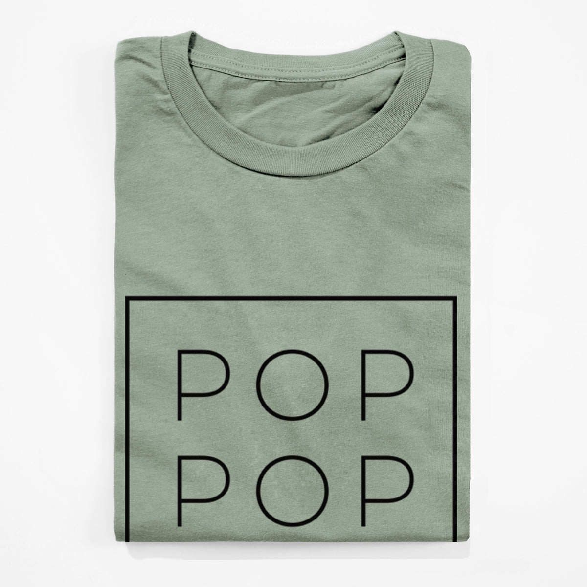 Pop Pop Boxed - Lightweight 100% Cotton Unisex Crewneck