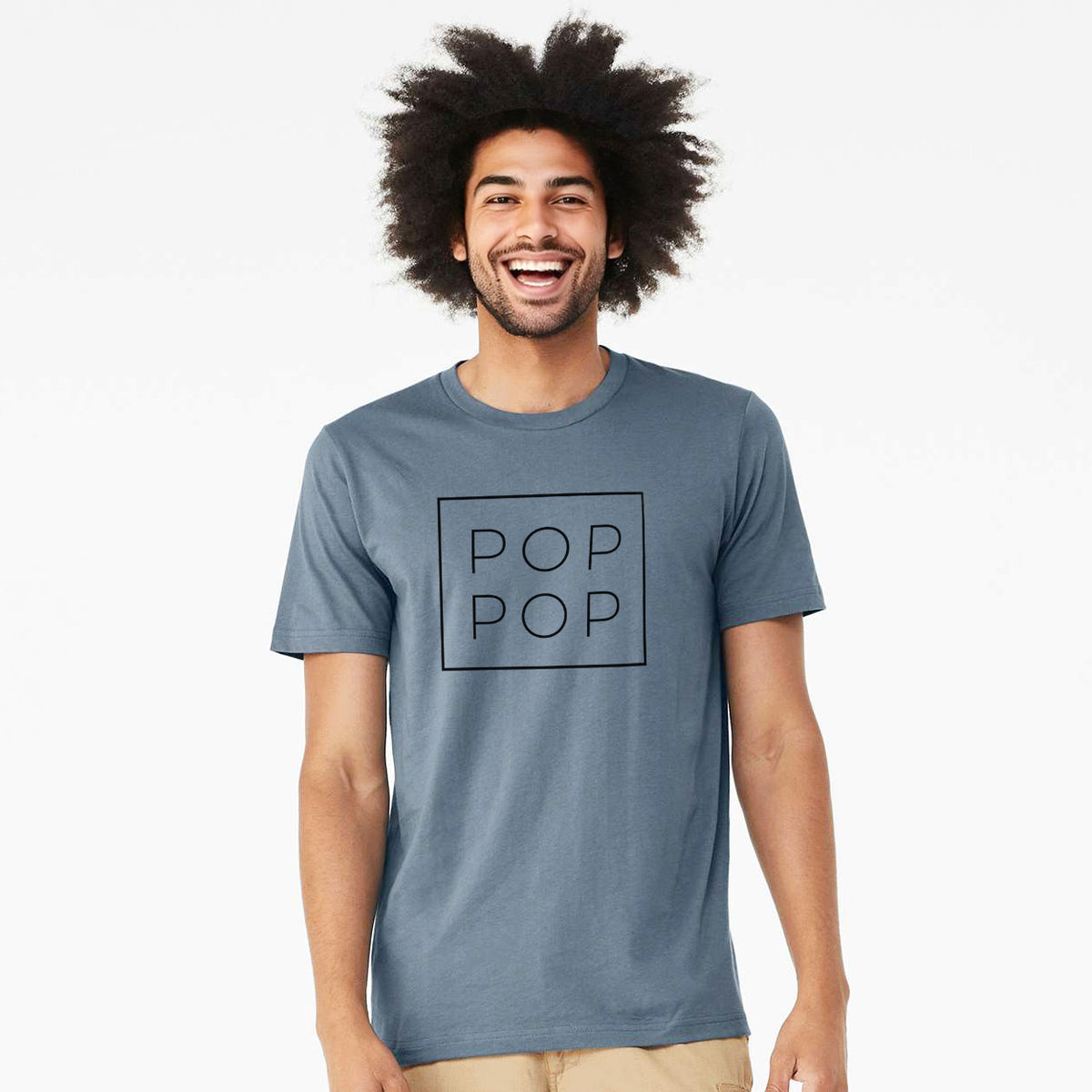 Pop Pop Boxed - Lightweight 100% Cotton Unisex Crewneck