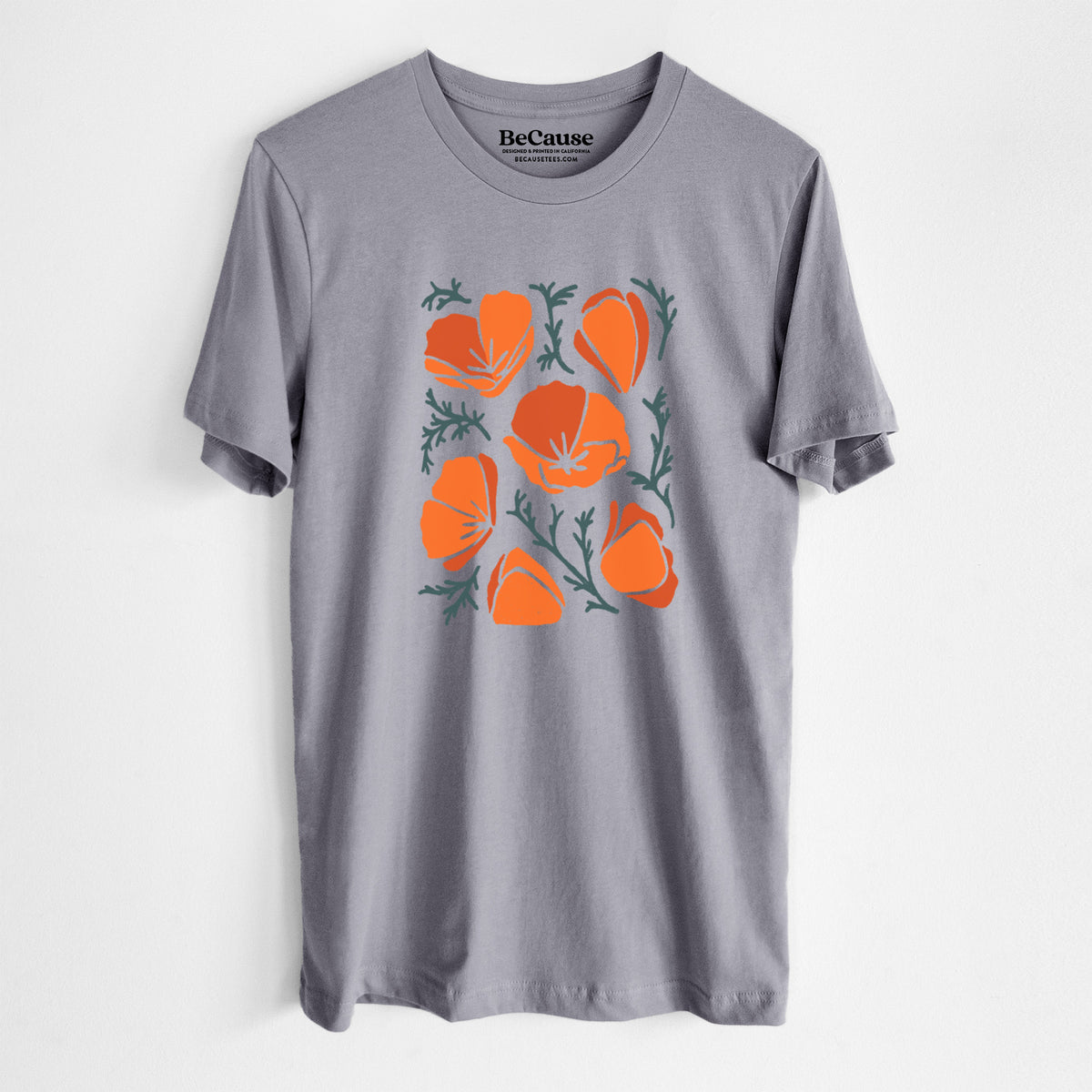 Poppy Vibes - Lightweight 100% Cotton Unisex Crewneck