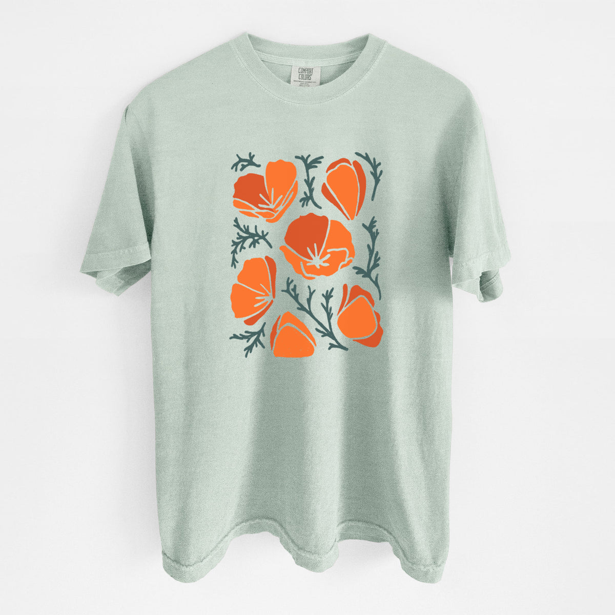 Poppy Vibes - Unisex Comfort Colors Garment-Dyed Heavyweight T-shirt
