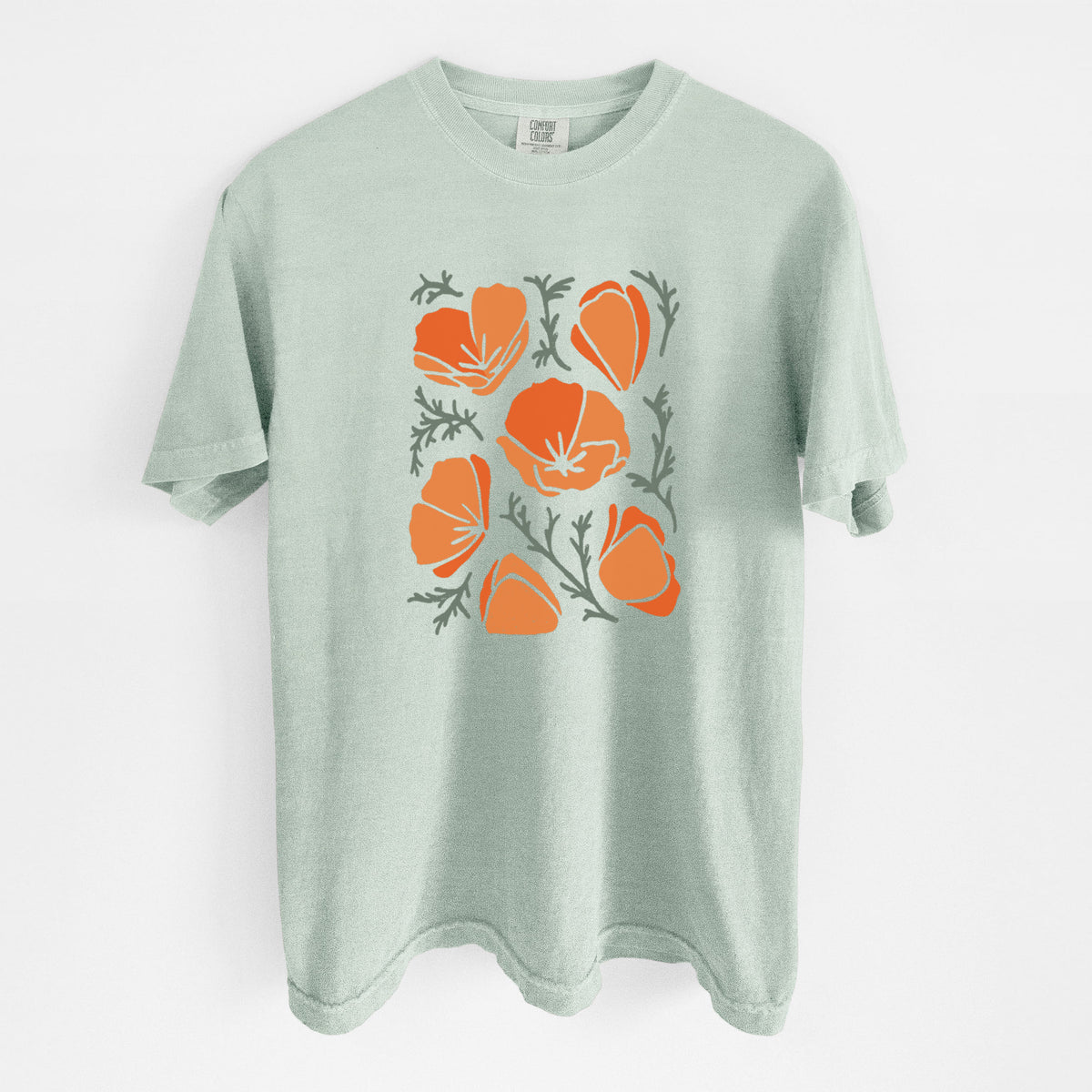 Poppy Vibes - Unisex Comfort Colors Garment-Dyed Heavyweight T-shirt